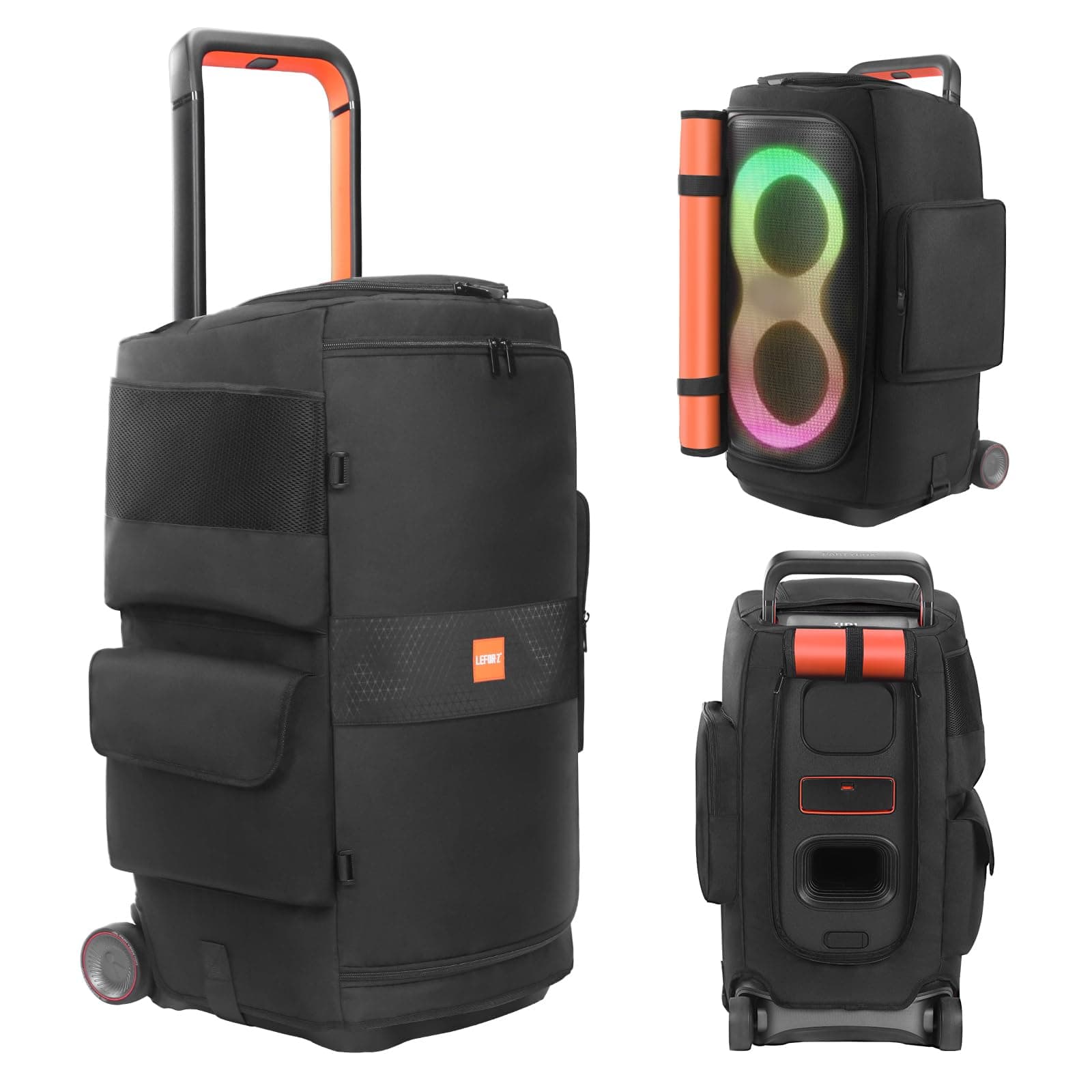 LEFOR·Z Speaker Case Compatible with JBL PartyBox 520,Bottomless Cover