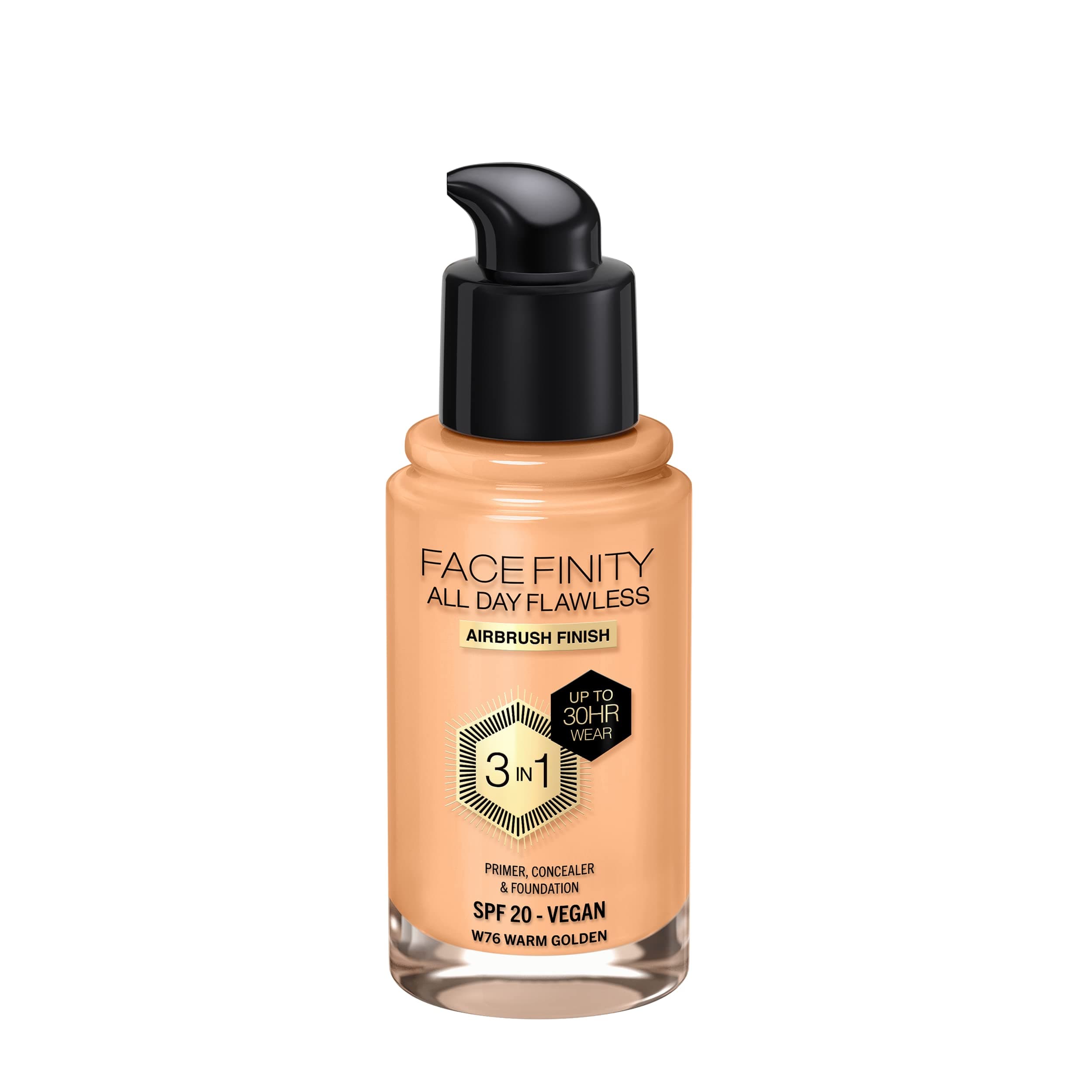 Max Factor Facefinity All Day Flawless 3-in-1 Foundation - N42 Ivory, 30ml