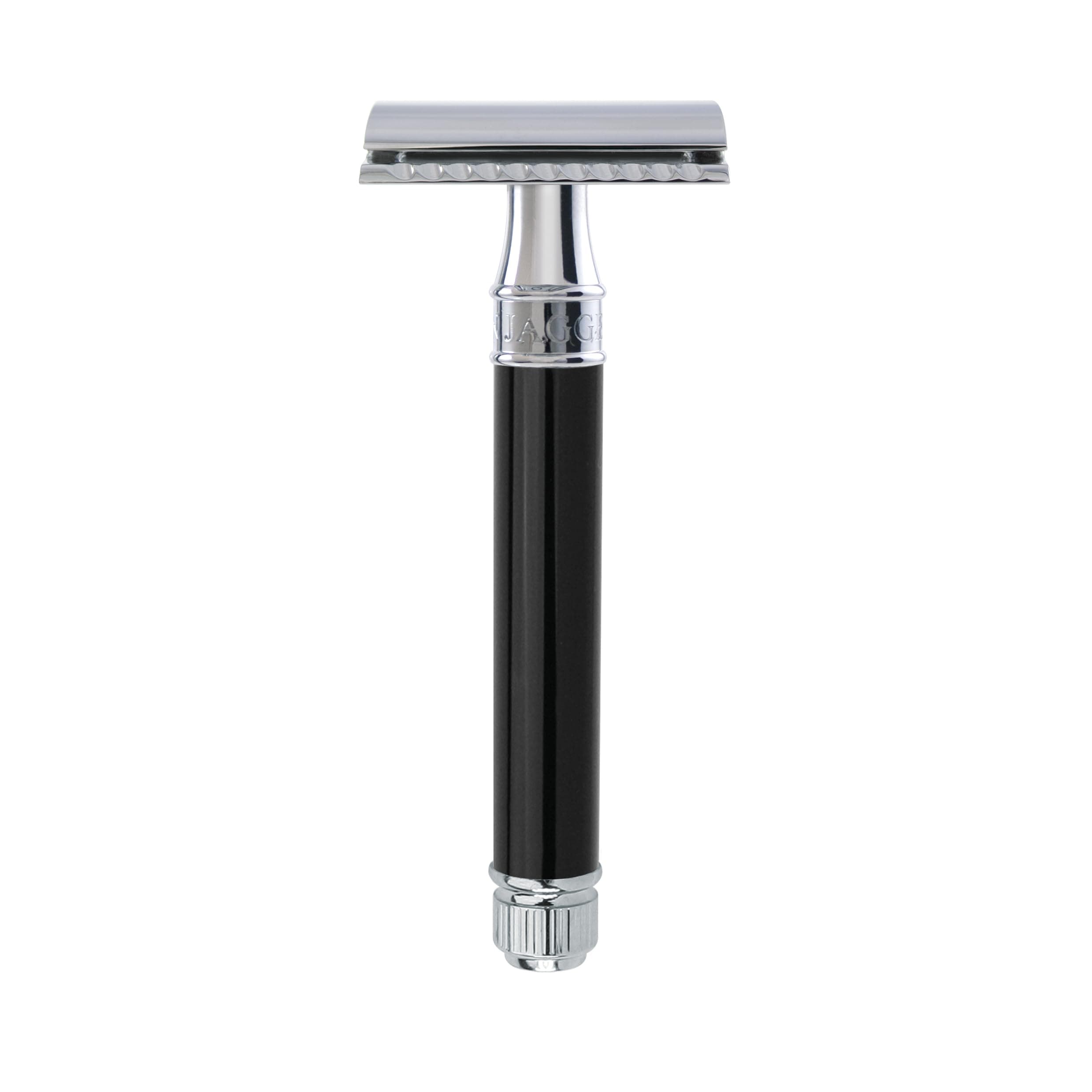 Edwin Jagger Faux Ebony Double Edge Safety Razor, Black
