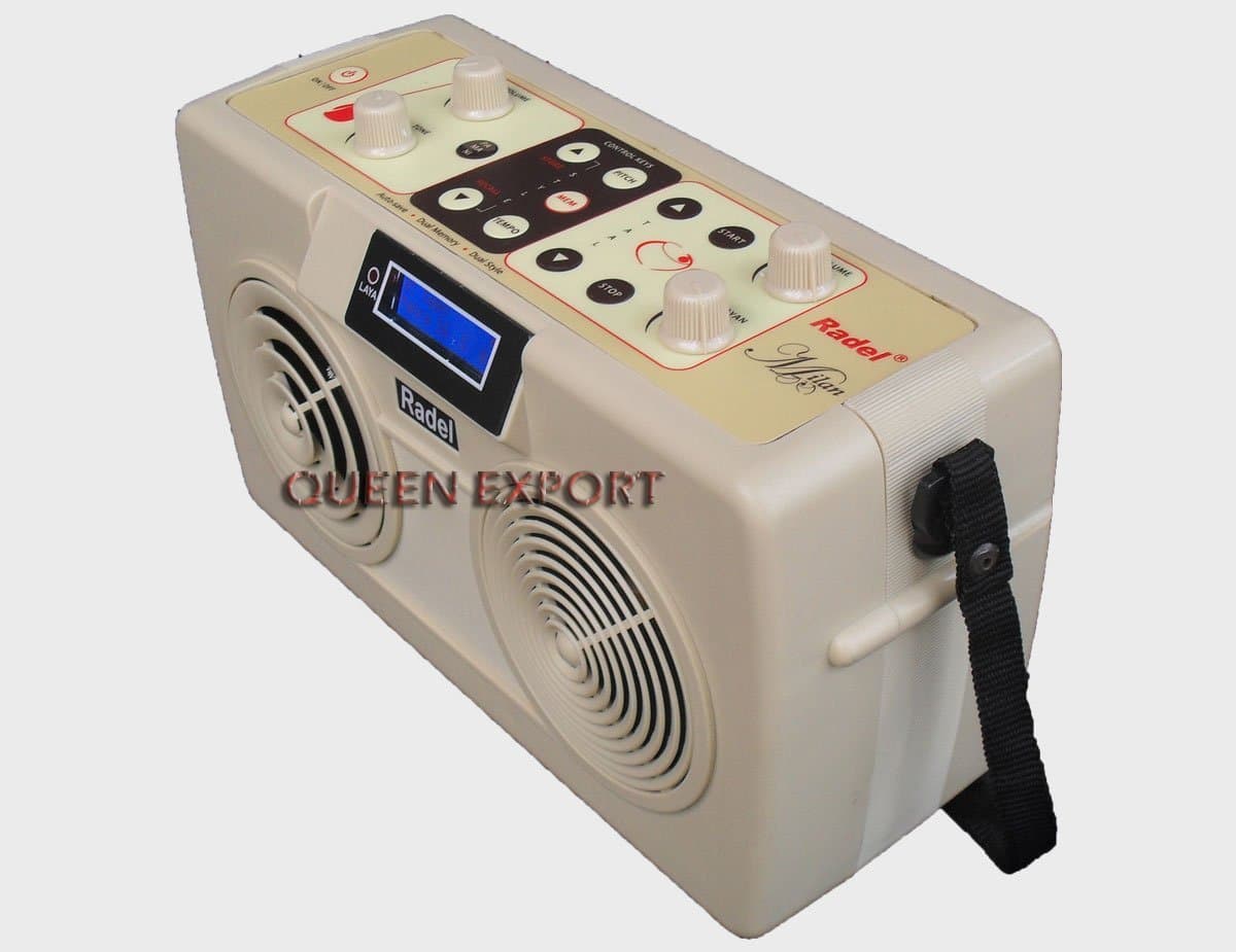 Radel Milan+ Digital Tabla–Tanpura 2-in-1 Machine with Bag, Manual & Power Cord