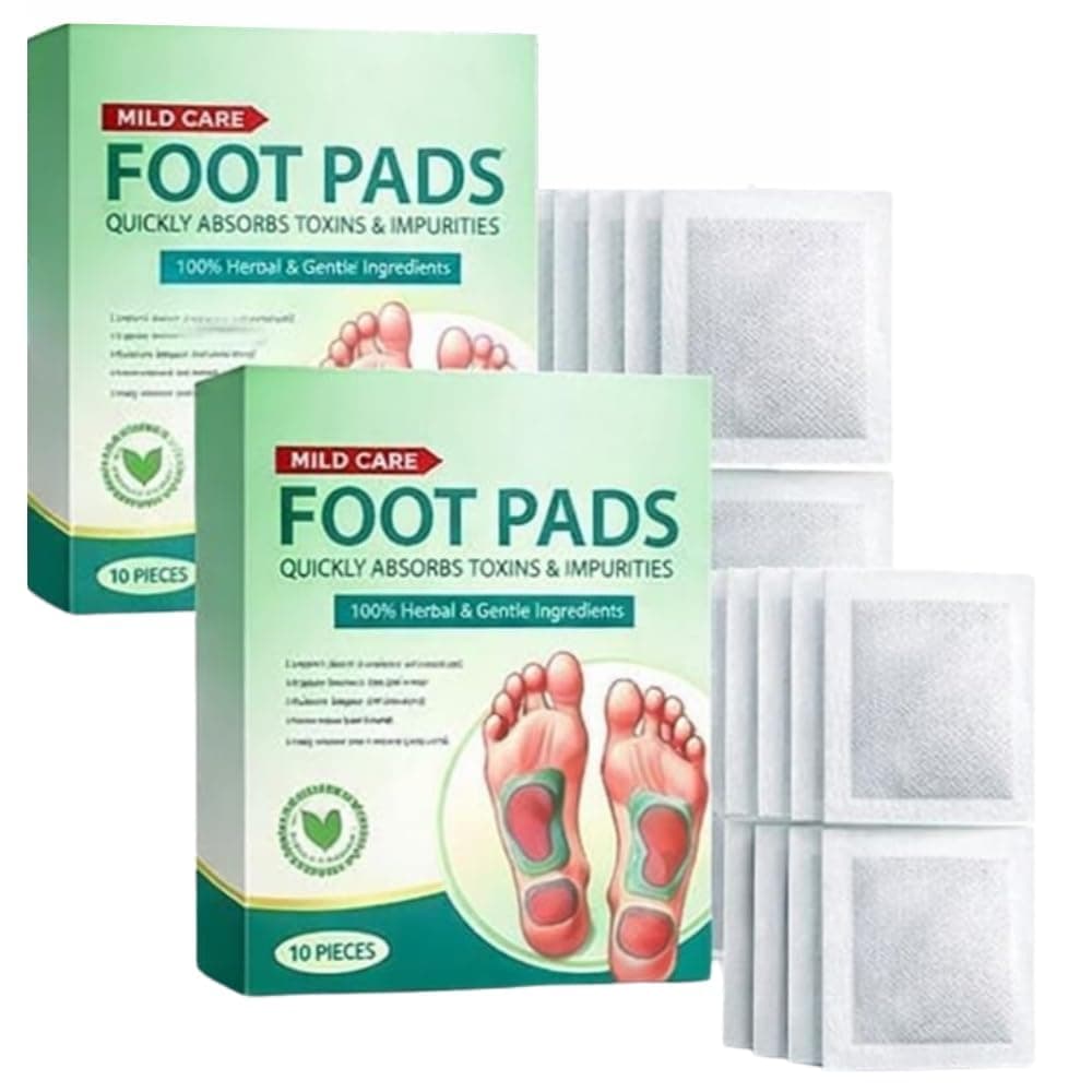 ETSAP Foot patch (pack of 20 Pieces) Herbal And Gentle Ingredient Detox Foot Pads, Natural Ingredients for Sleep Aid, Pain Relief, Toxin Removal with Bamboo Vinegar and Acupoint Micro-Massage Technology