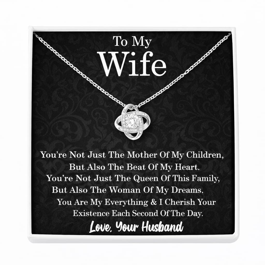 rakva 925 Sterling Silver Wife Necklace To My Wife Anniversary Birthday Gift For Her