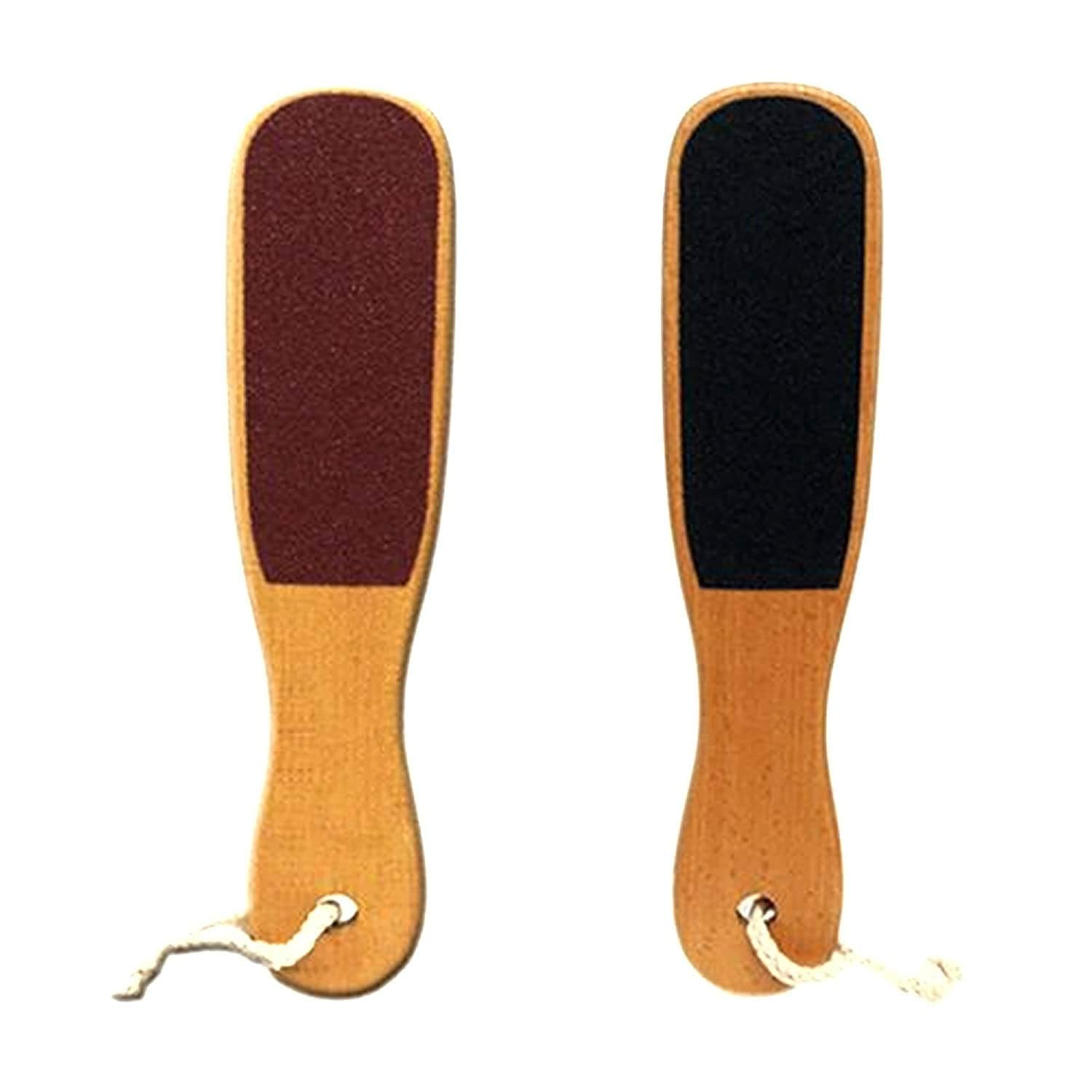 KHUSHI Dead Skin Foot Scrubber Pedicure Kit For Women, Wood, Pack of 2