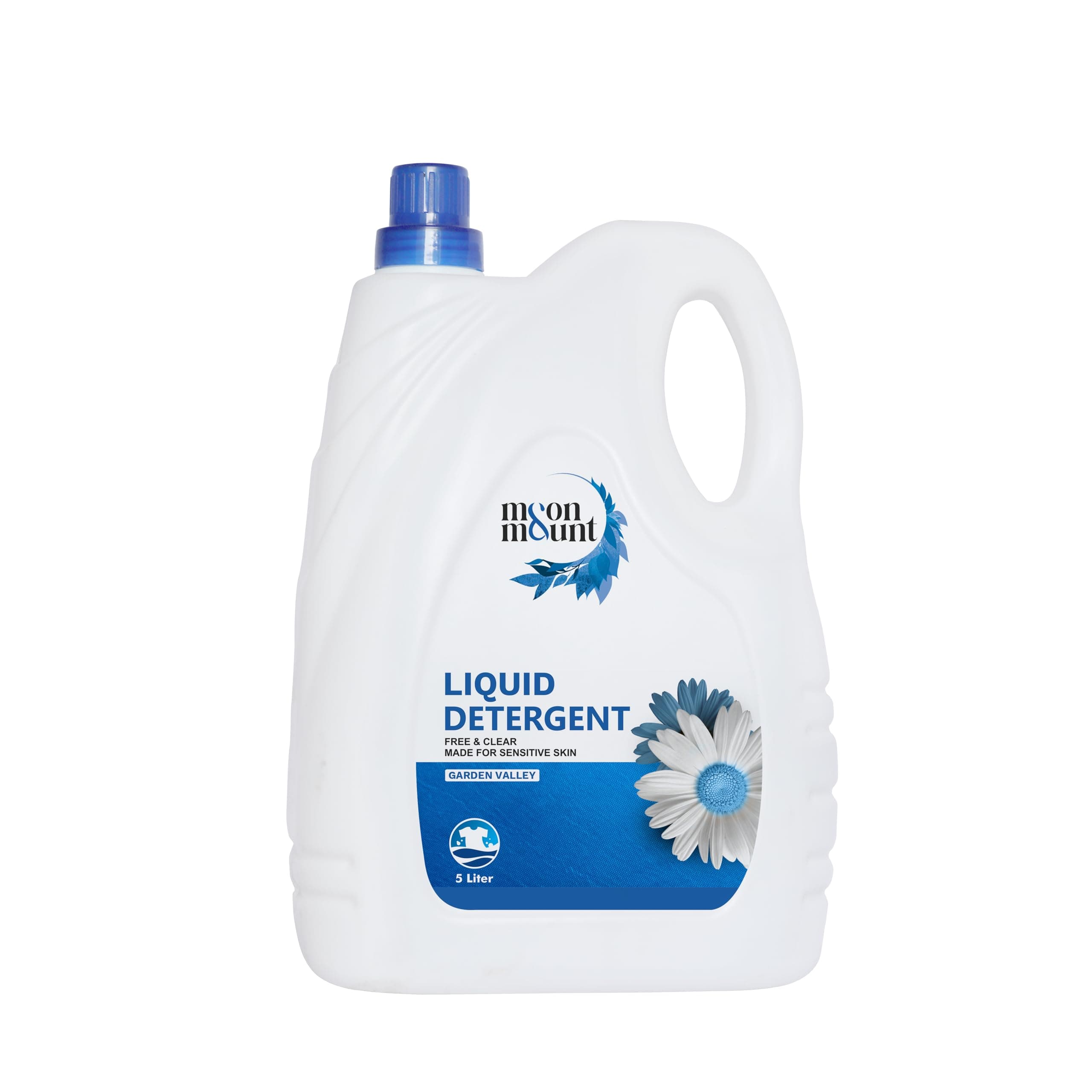 Moon & Mount Garden Valley Liquid Detergent 5L for Washing Machine