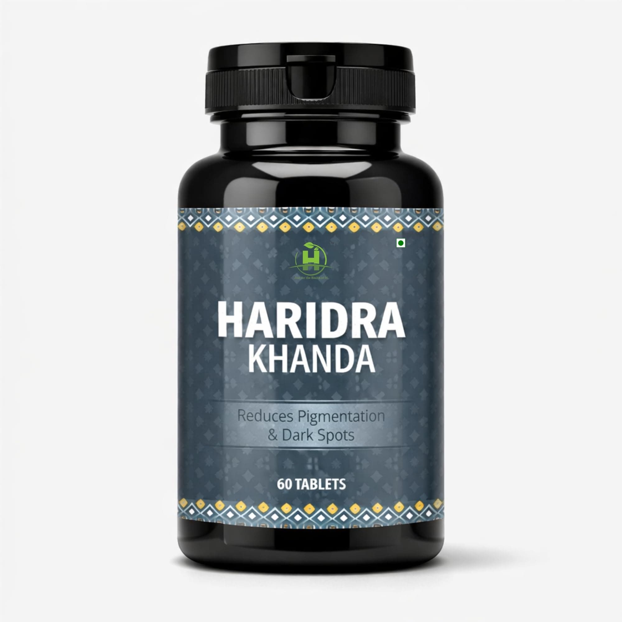 Healthy Nutrition Haridra Khanda Anti-Pigmentation Tablets | Helps Reduce Tan, Dark Spots & Blemishes | Ayurvedic Skin Detox Formula for Clear, Even Skin Tone | 60 Tablets