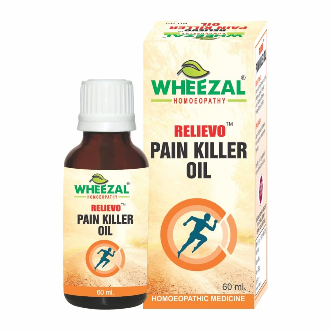 Wheezal Relievo PAIN KILLER 60 ML (PACK OF 2)