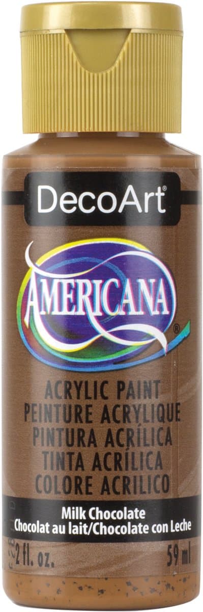 DecoArt Americana Acrylic Paint, 2-Ounce, Milk Chocolate