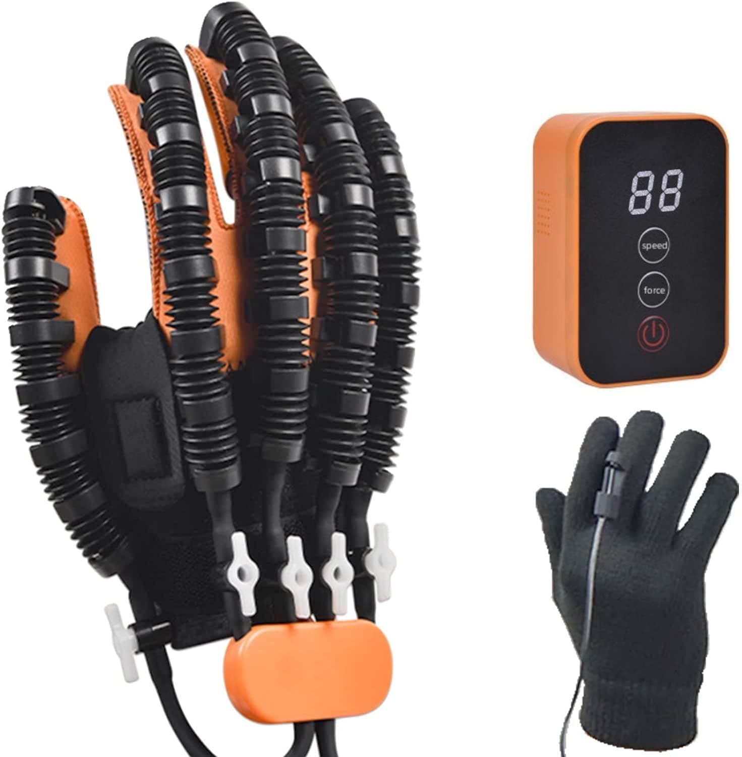 GENDOING Rehabilitation Robot Gloves Upgrade Hemiplegia Hand Stroke Recovery Equipment (Right Hand-M)