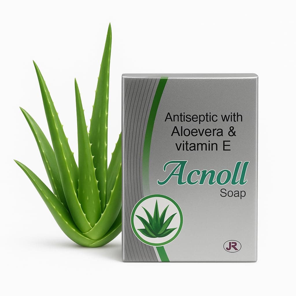 Acnoll Antiseptic Soap Enriched with Vitamin E & Glycerin 75g