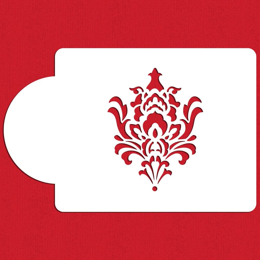 Filigree Damask Cake Stencil Side #2 by Designer Stencils