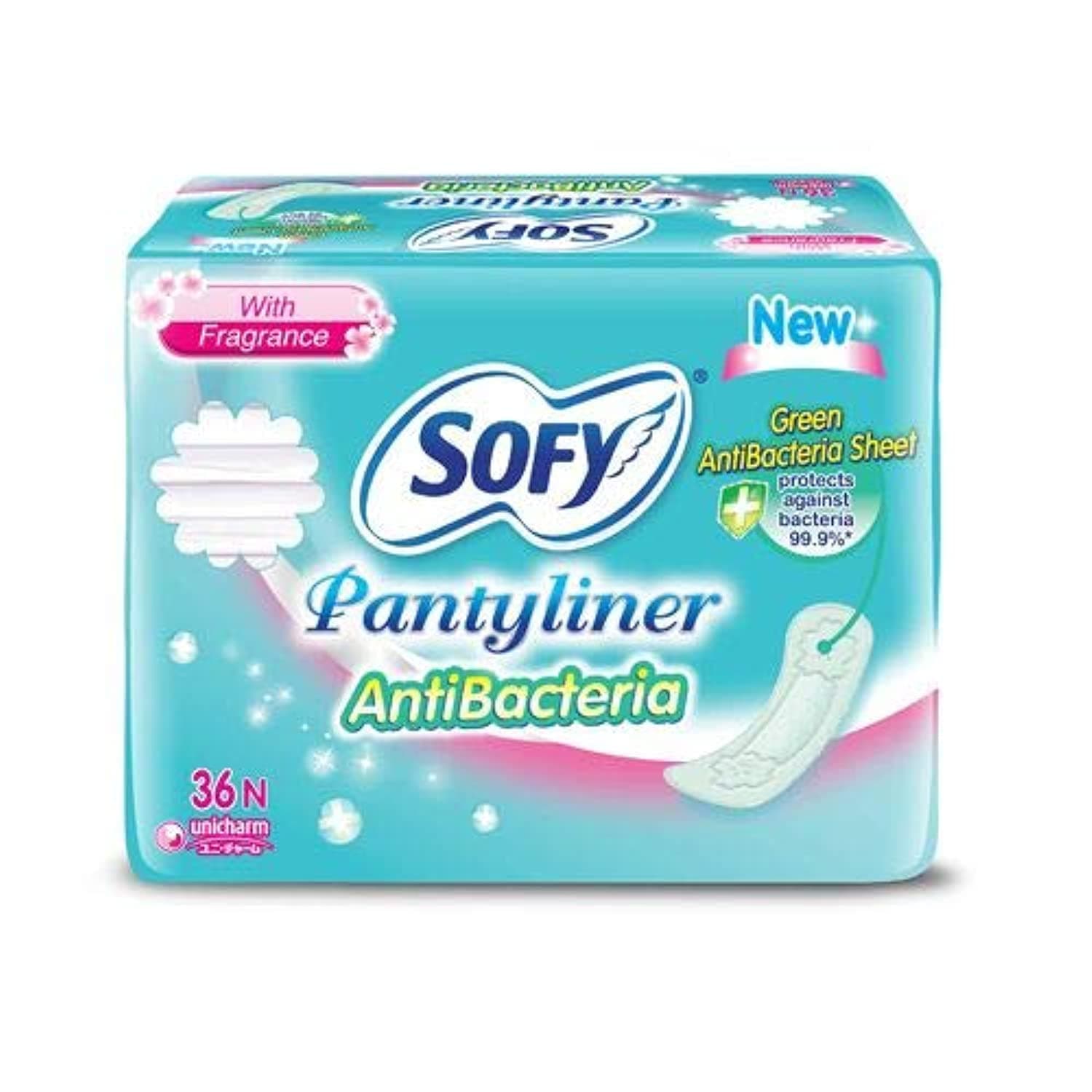 SOFi Pantyliner Antibacteria 36 X 3, Pack Of 1