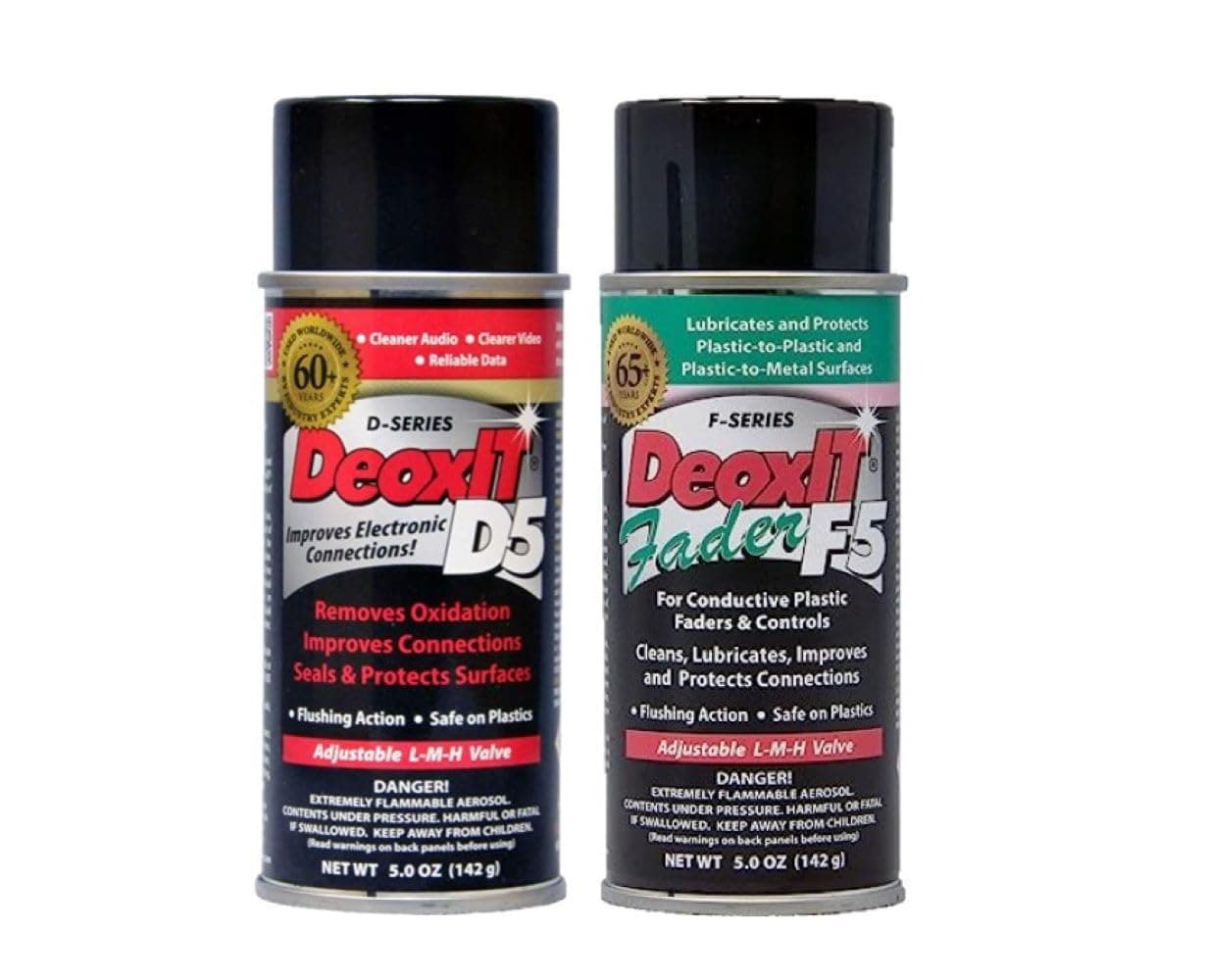 DeoxIT D5S6 Contact Cleaner + F5S-H6 FaderLube bundle