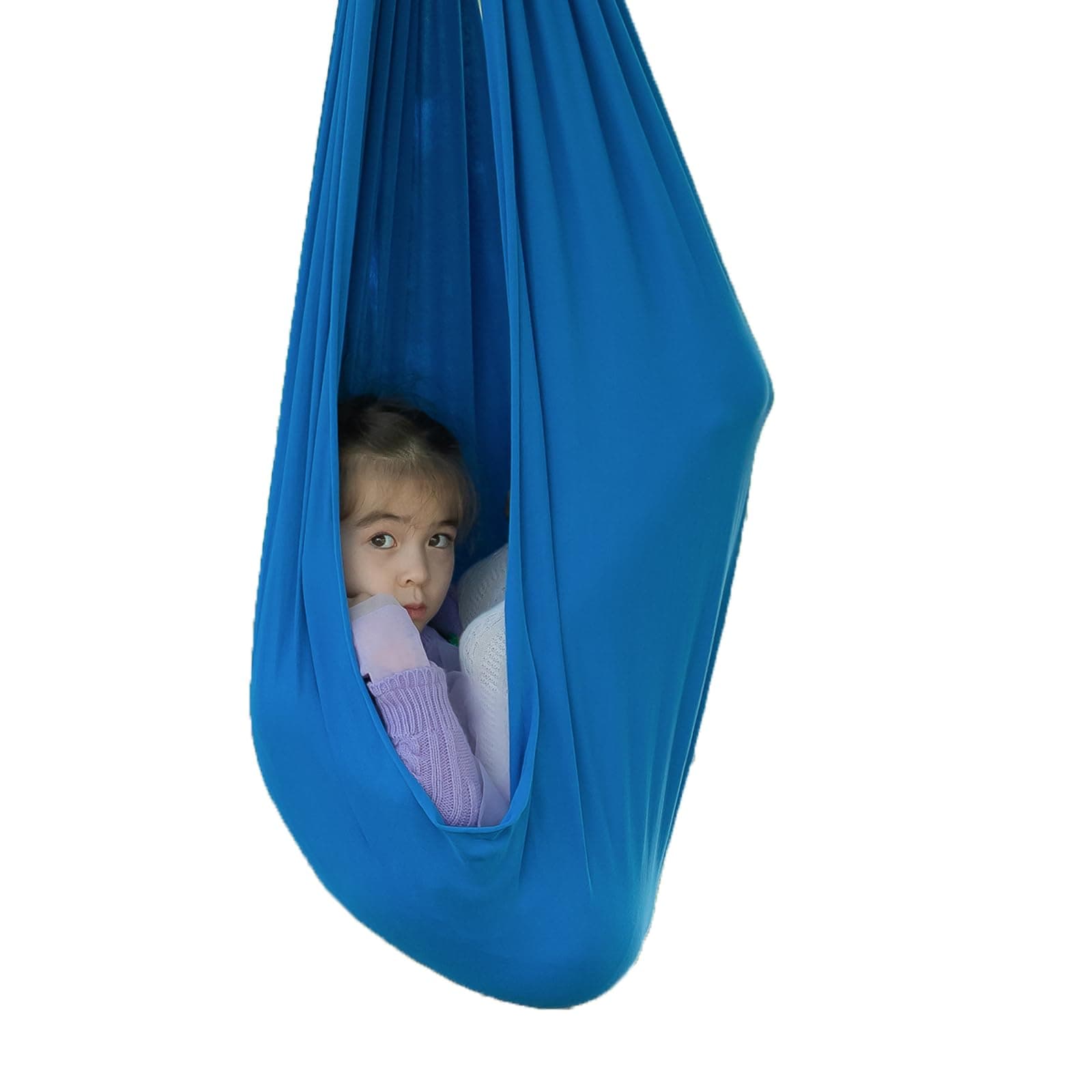 Therapy Swing for Kids with Special Needs (Hardware Included),Pod Swing Chair for Sensory Integration Indoor Outdoor Hammock Adjustable Hanging Chair