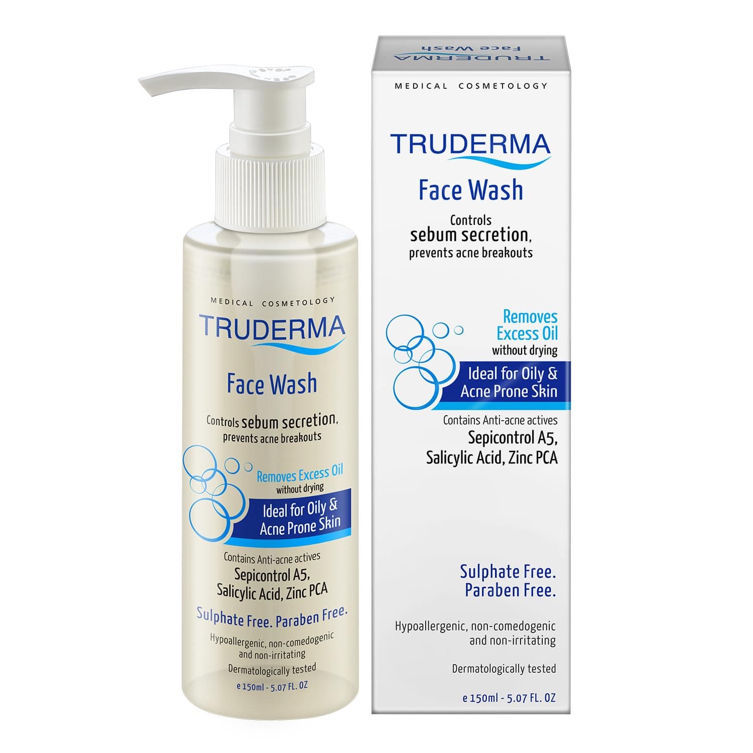 Regaliz Truderma Face Wash with 1% Salicylic Acid - Cleansing Formula for Smooth, Radiant Skin