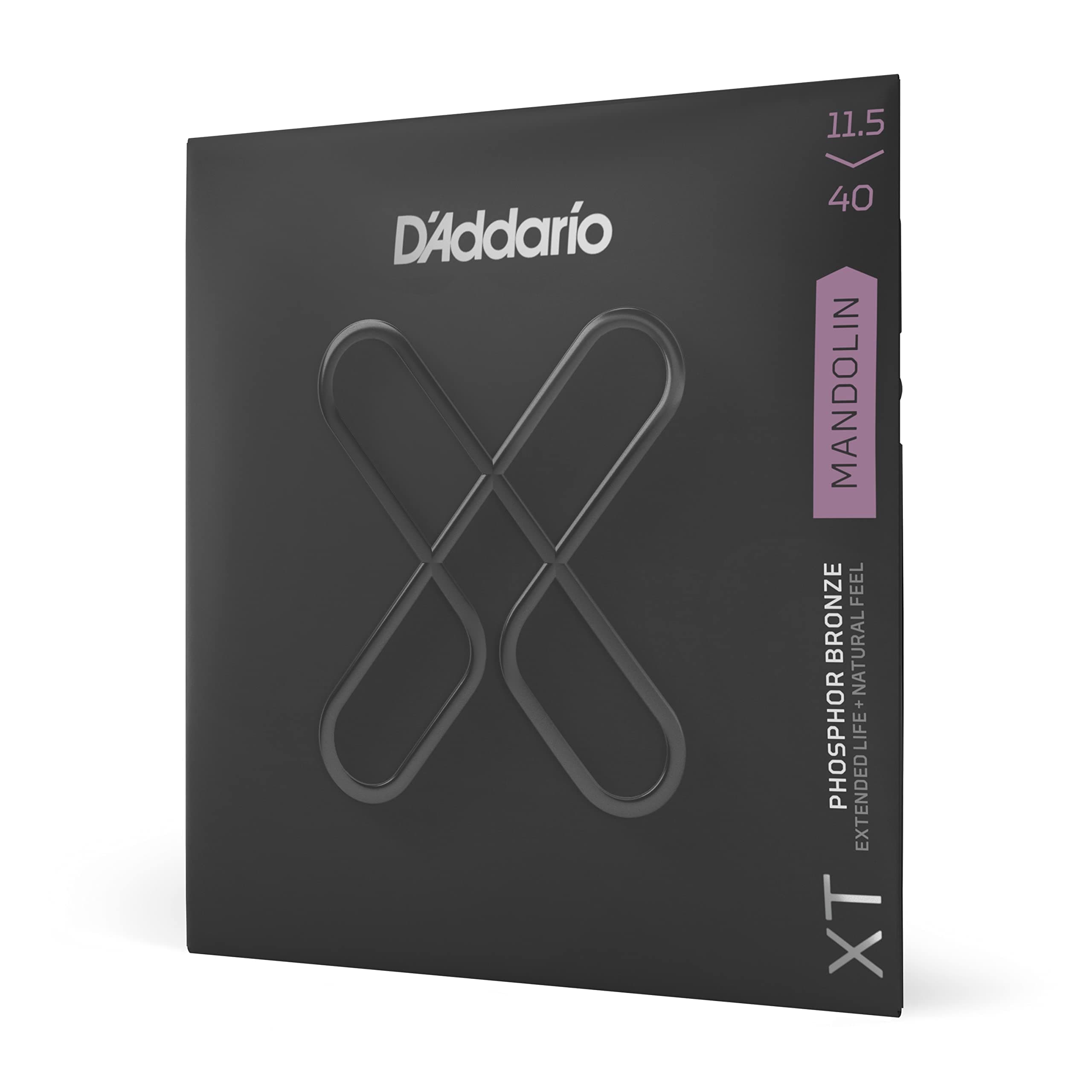 D'Addario XT Phosphor Bronze Mandolin Strings, Custom Medium, 11.5-40