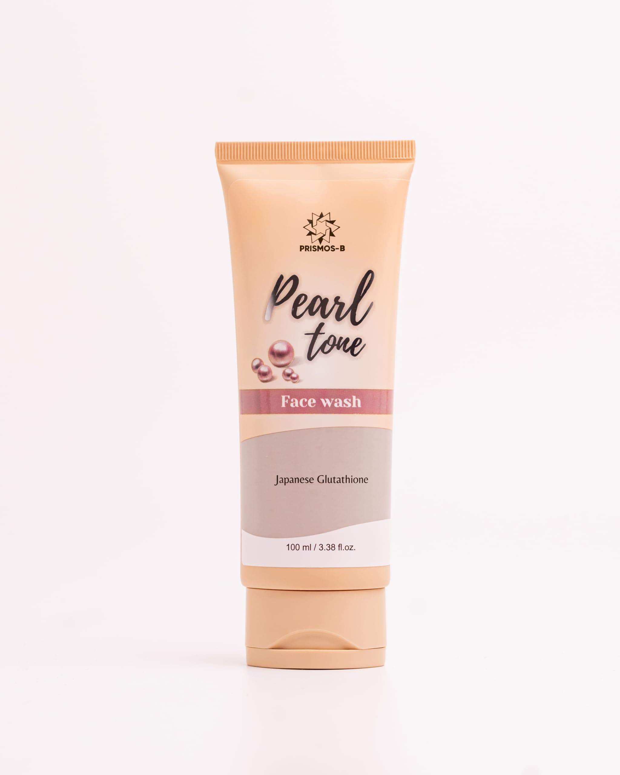 Prismos Beauty Pearltone Facewash for Men & Women | Gentle Refreshing Face Wash with Japanese Glutathione, Antioxidants & Vitamin C | Suitable for All Skin Types | Brightening & Glow Boost – 100ml