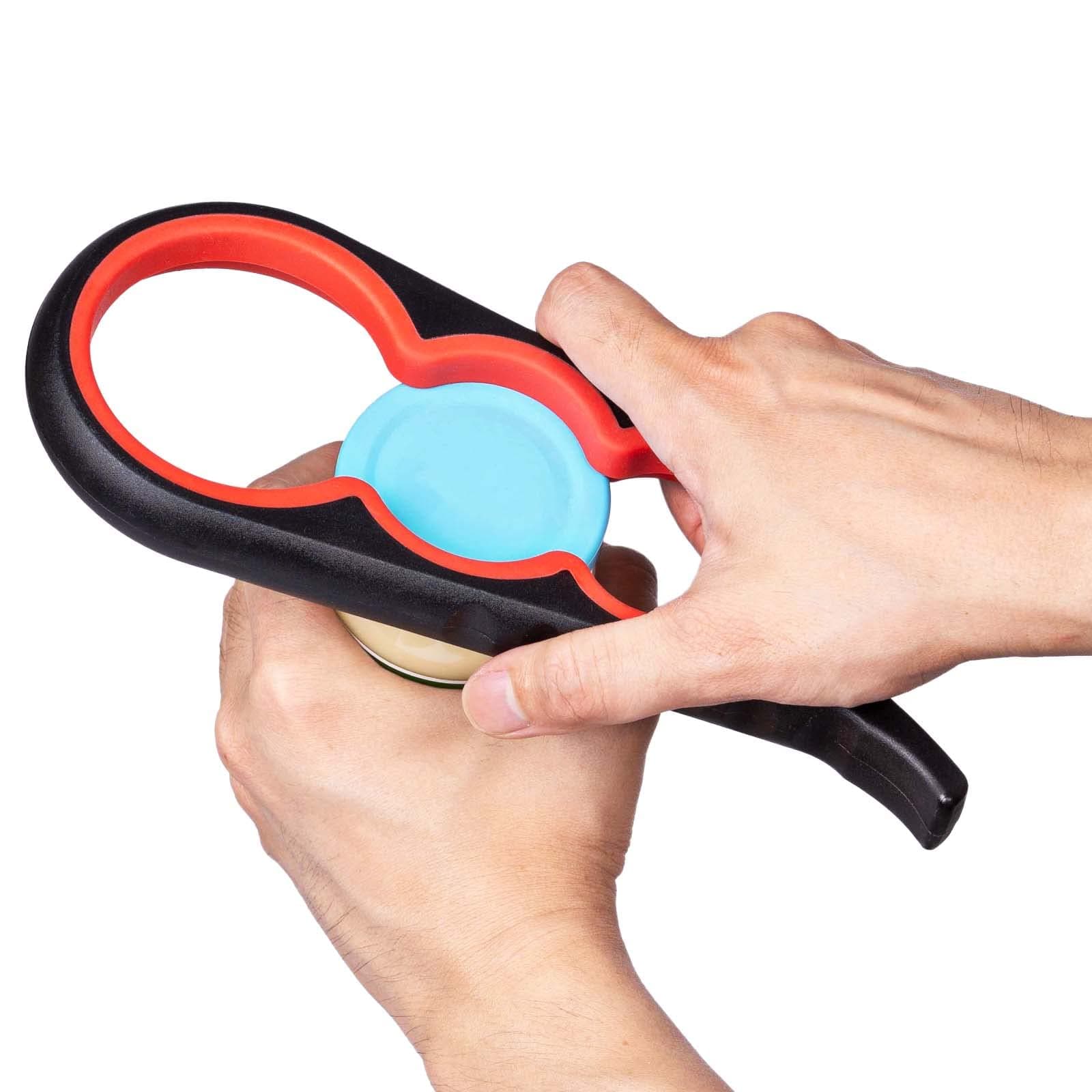 Bloss Jar Opener Fit Virtually Any Size Lid or Cap, Arthritis Friendly, Flexible Silicone Rubber Universal Bottle Cap Gripper, Use On Baby Food Or Sauce Jars, Fruit Preserve Or Juice Bottle