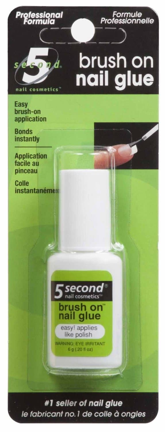 5 Second Brush On Nail Glue .2 Fl Oz (6 G)