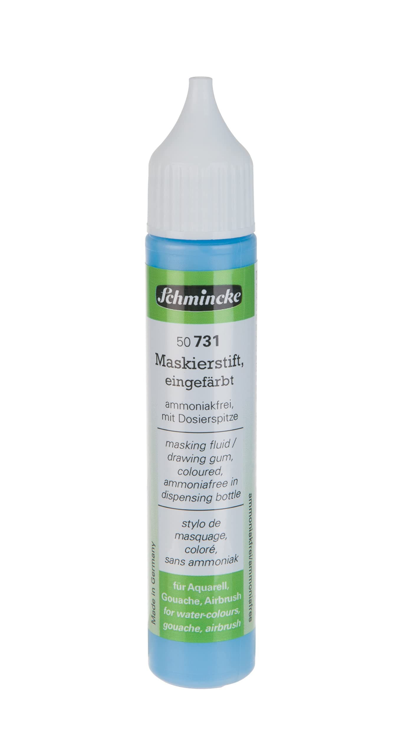 Schmincke Masking Fluid 25ml Blue Dispensing Bottle (50731005)