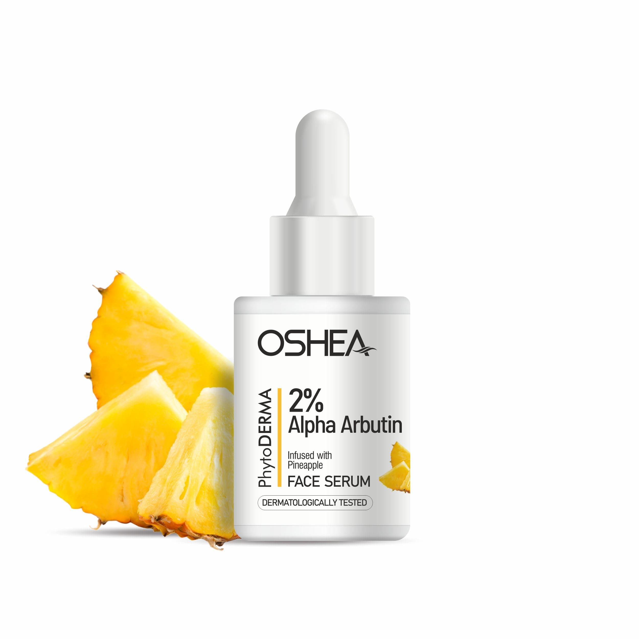 Oshea PhytoDERMA Dark Spots Removal Serum | 2% Alpha Arbutin for Pigmentation | Suitable for All Skin Types | Boost Hydration & Radiance | Infused with Pineapple Extracts | For Women & Men(30ml)