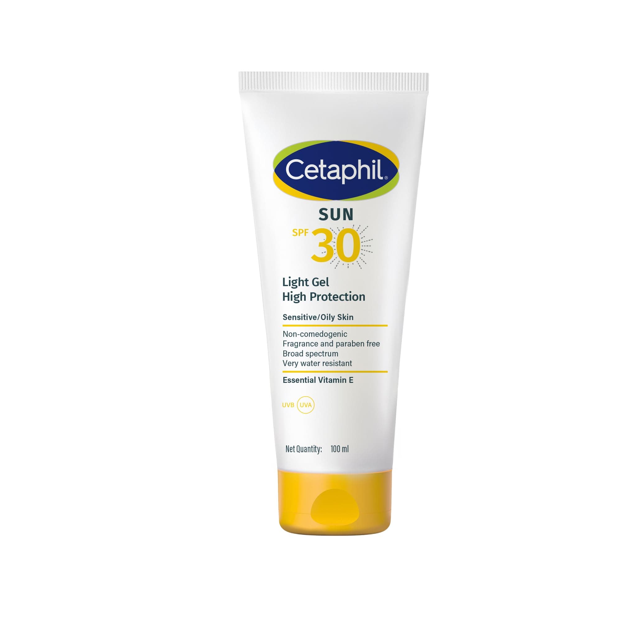 Cetaphil Sun Spf 30 Sunscreen Gel, White, Hydrate & Nourish With Chemical Free Sun Protection,100 ml