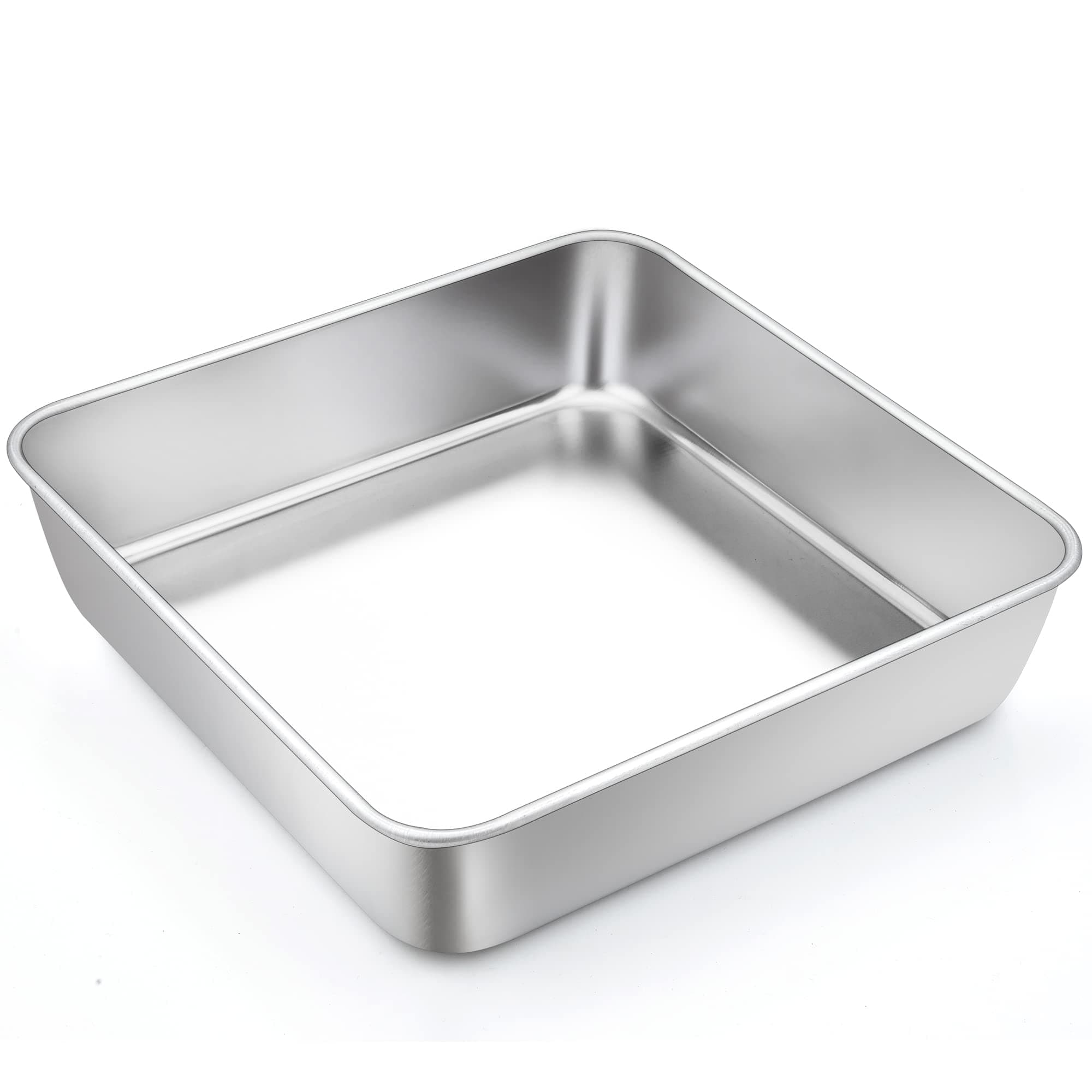 TeamFar Stainelss Steel 9.5'' Square Cake Pan