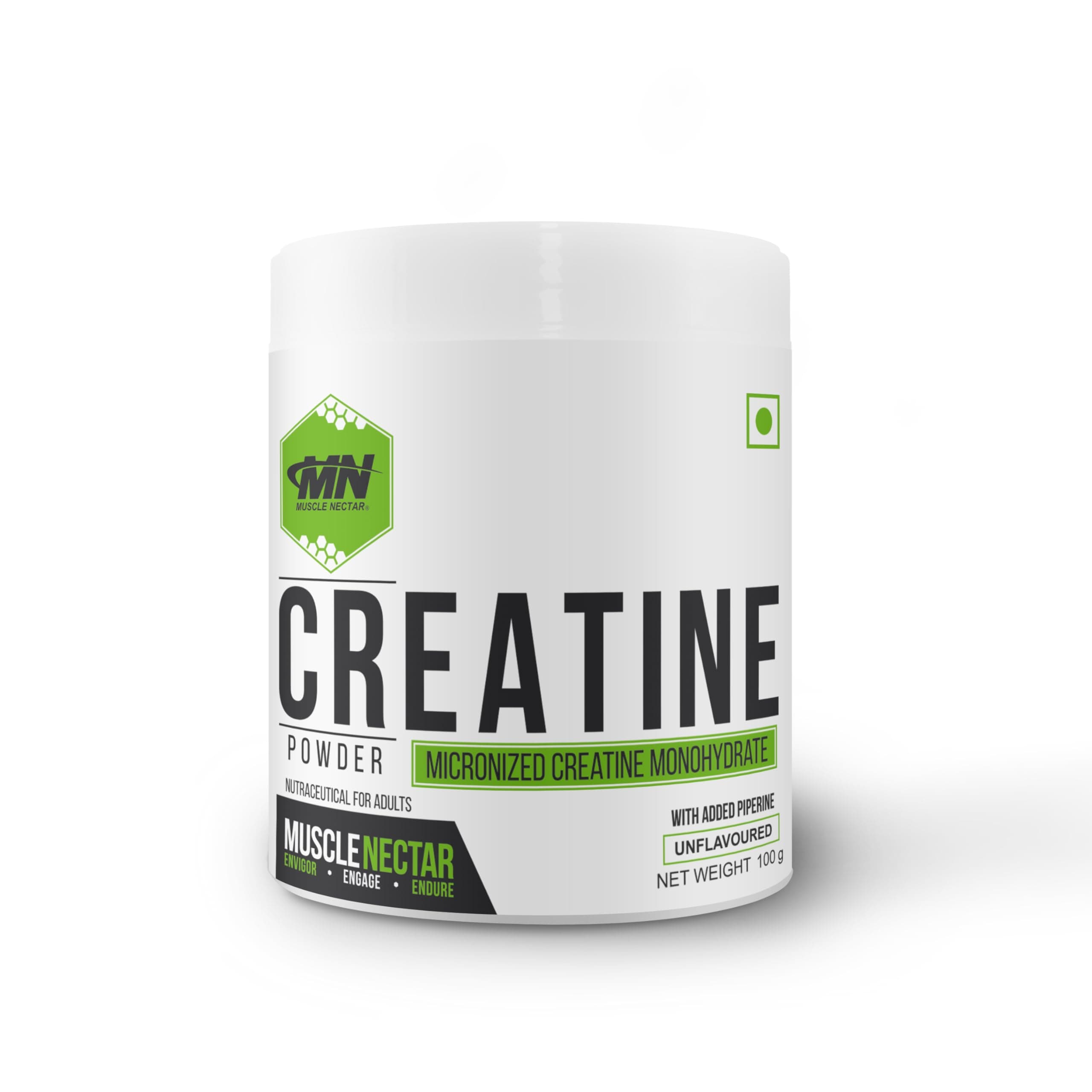 Muscle Nectar Pure Creatine Monohydrate (Unflavoured, 100g)