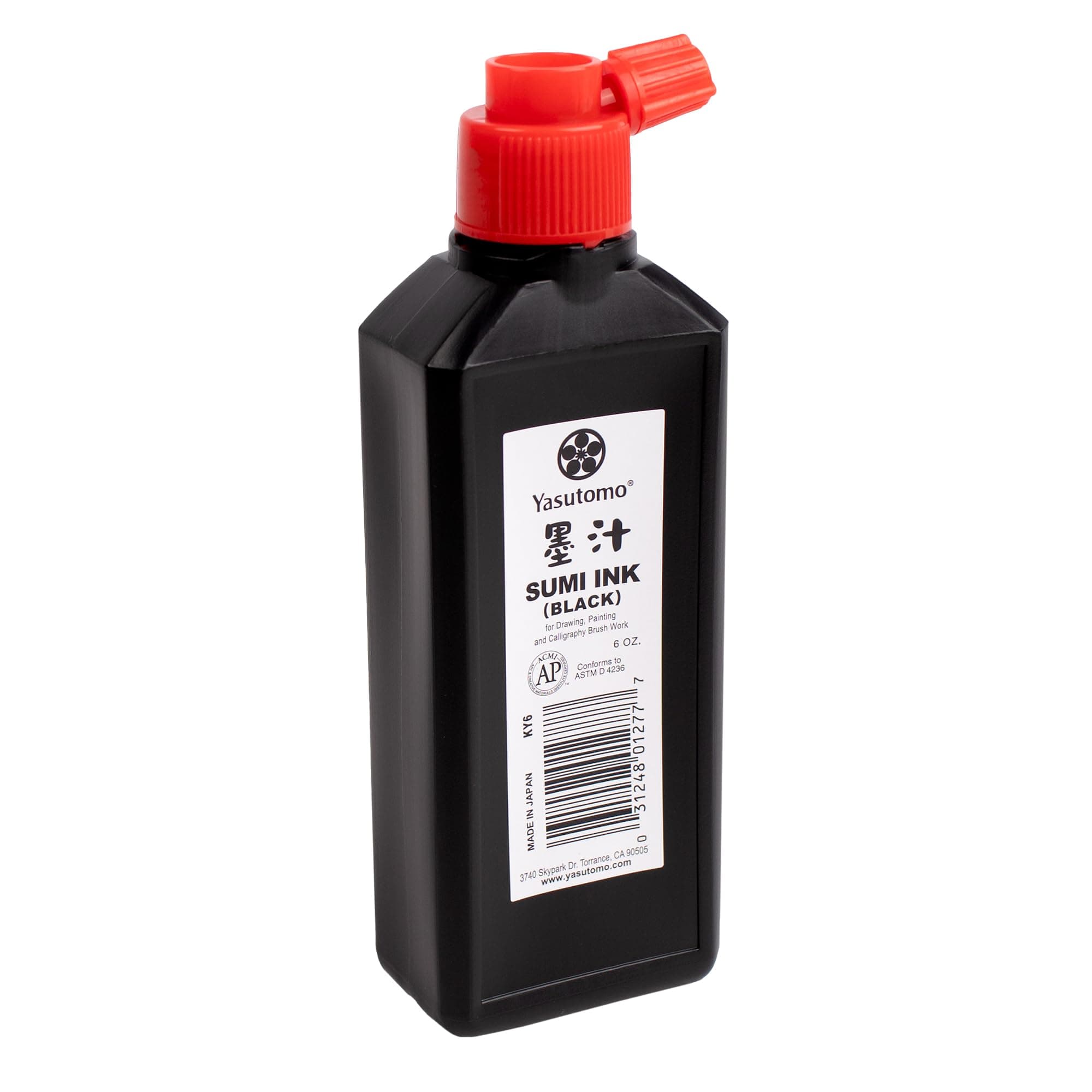 Yasutomo Sumi Ink 6oz-Black