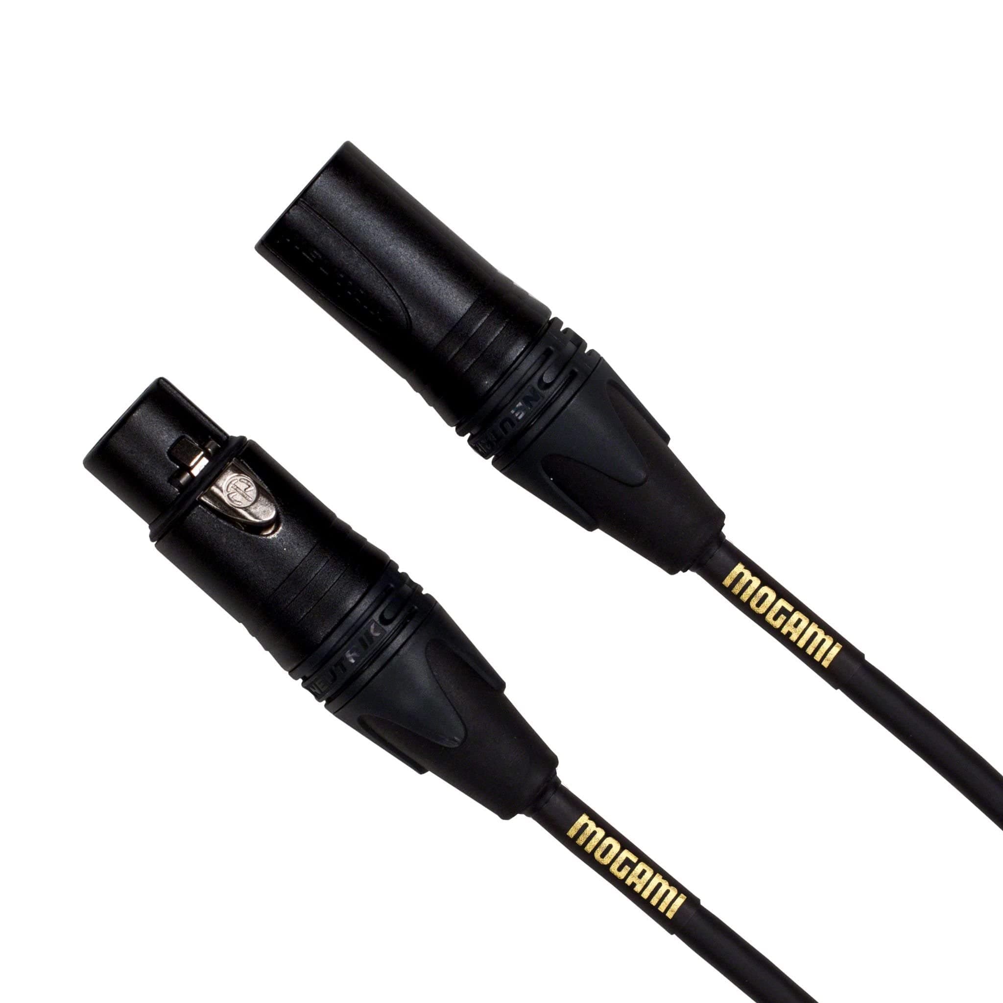 Mogami Gold Studio 02 XLR to XLR Quad Conductor Patch Cable 2 feet