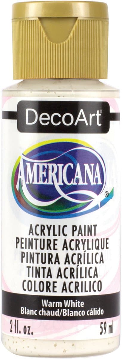DecoArt Americana Acrylic Paint, 2-Ounce, Warm White