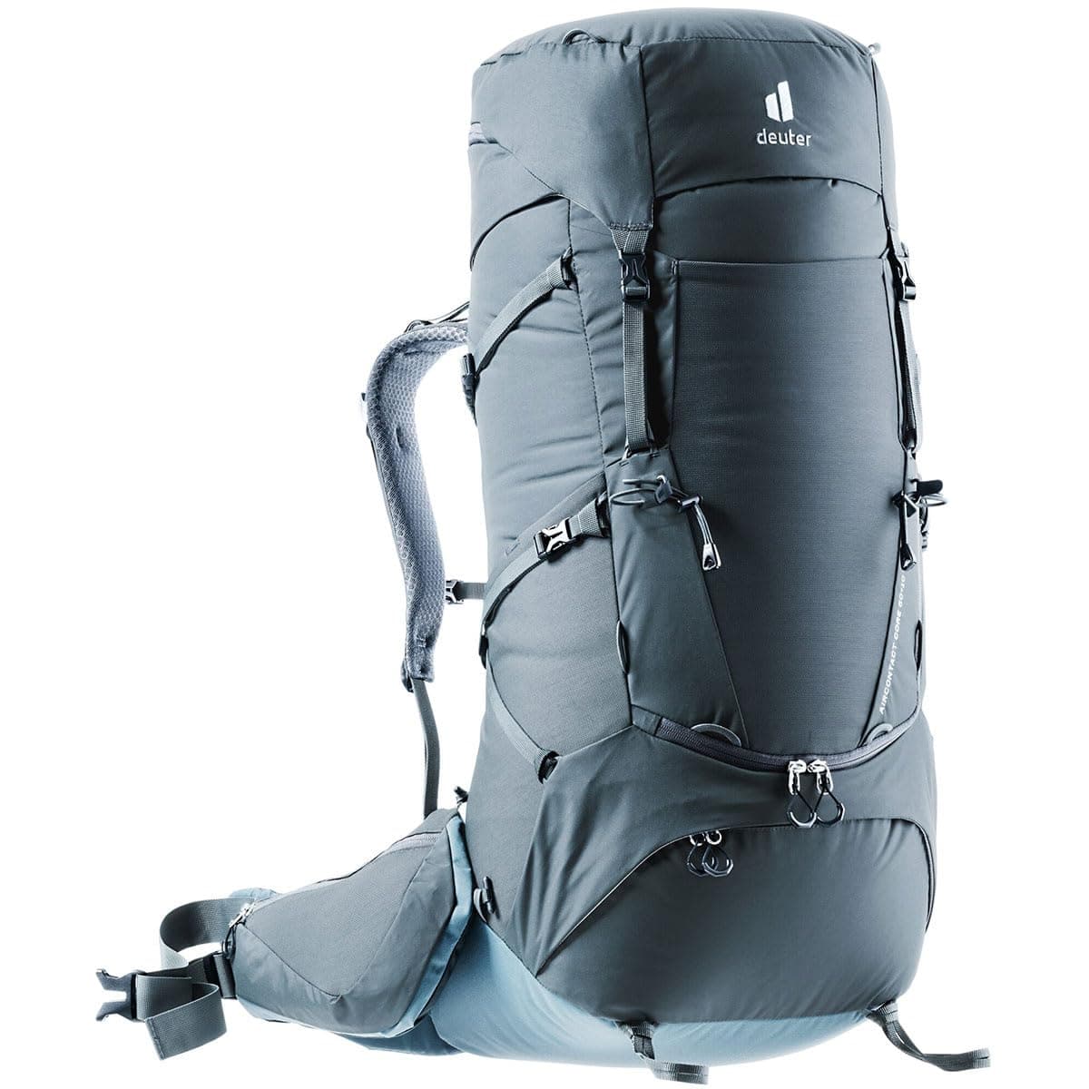 Deuter Unisex Black Aircontact Core 70L Rucksack with High-Capacity and Superior Ventilation for Multi-Day Hiking | Trekking | Mountaineering