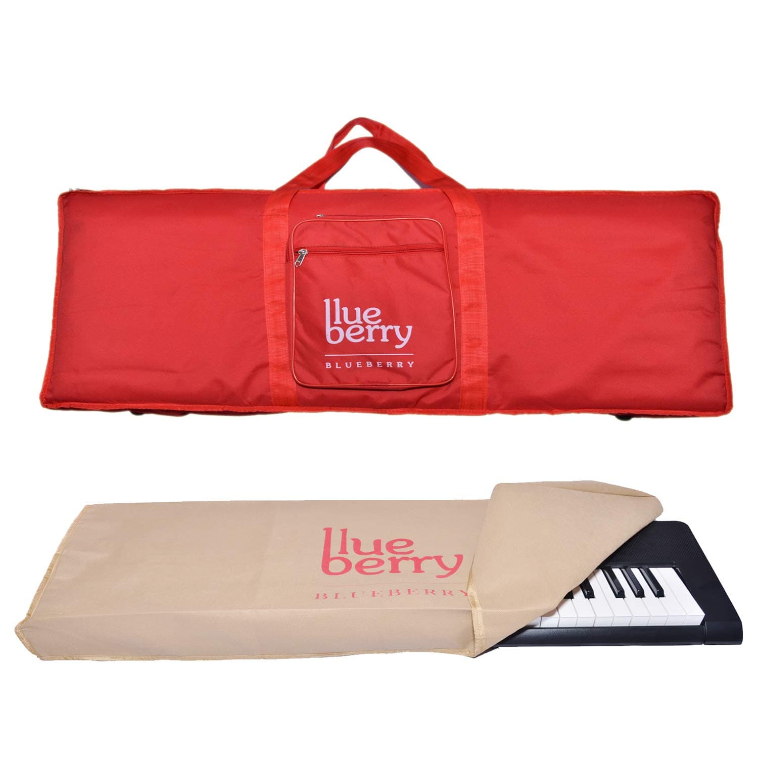 Blueberry KB-40 Keyboard Padded Gig Cover bag and Dust Cover Compatible With Casio CT-S1FH/CT-S1/CT-S400/CT-S200/LK-S250/CT-S300/CT-S100/CTK-2550/CTK-3500/CT-X700/CT-S195/CTK-1550 Keyboard