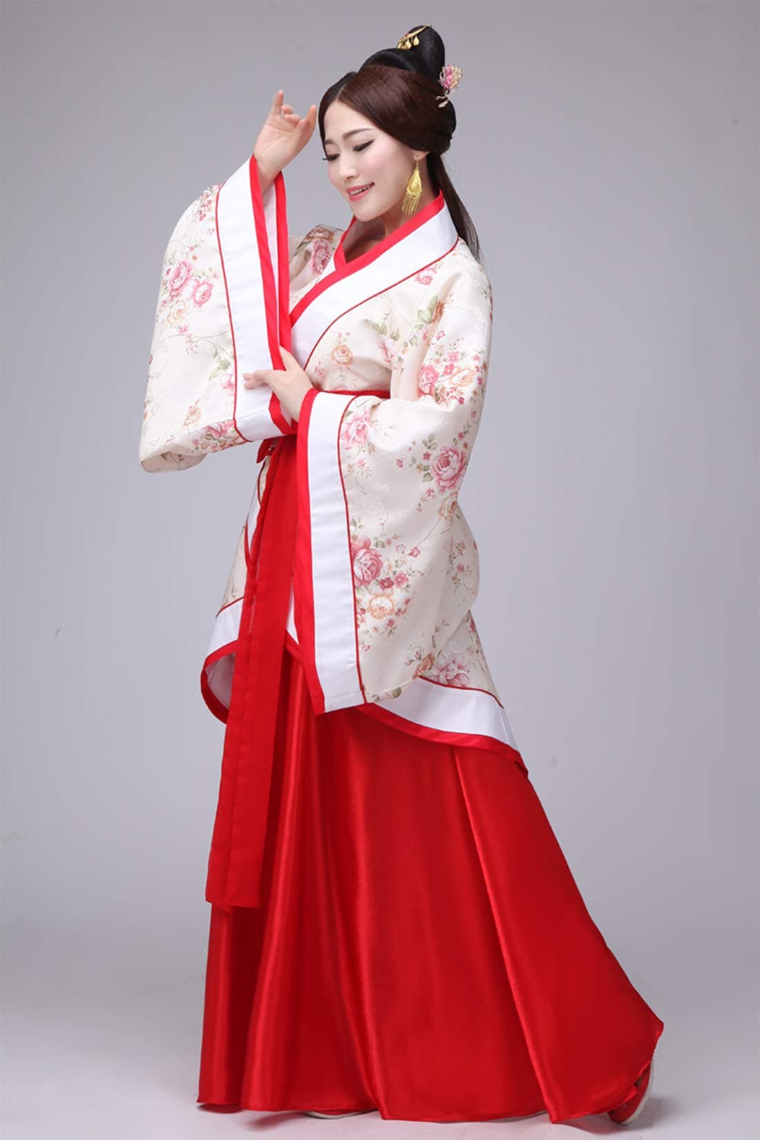 Ez-sofei Women Chinese Traditional Ancient Hanfu Costume for Stage Performance Dress