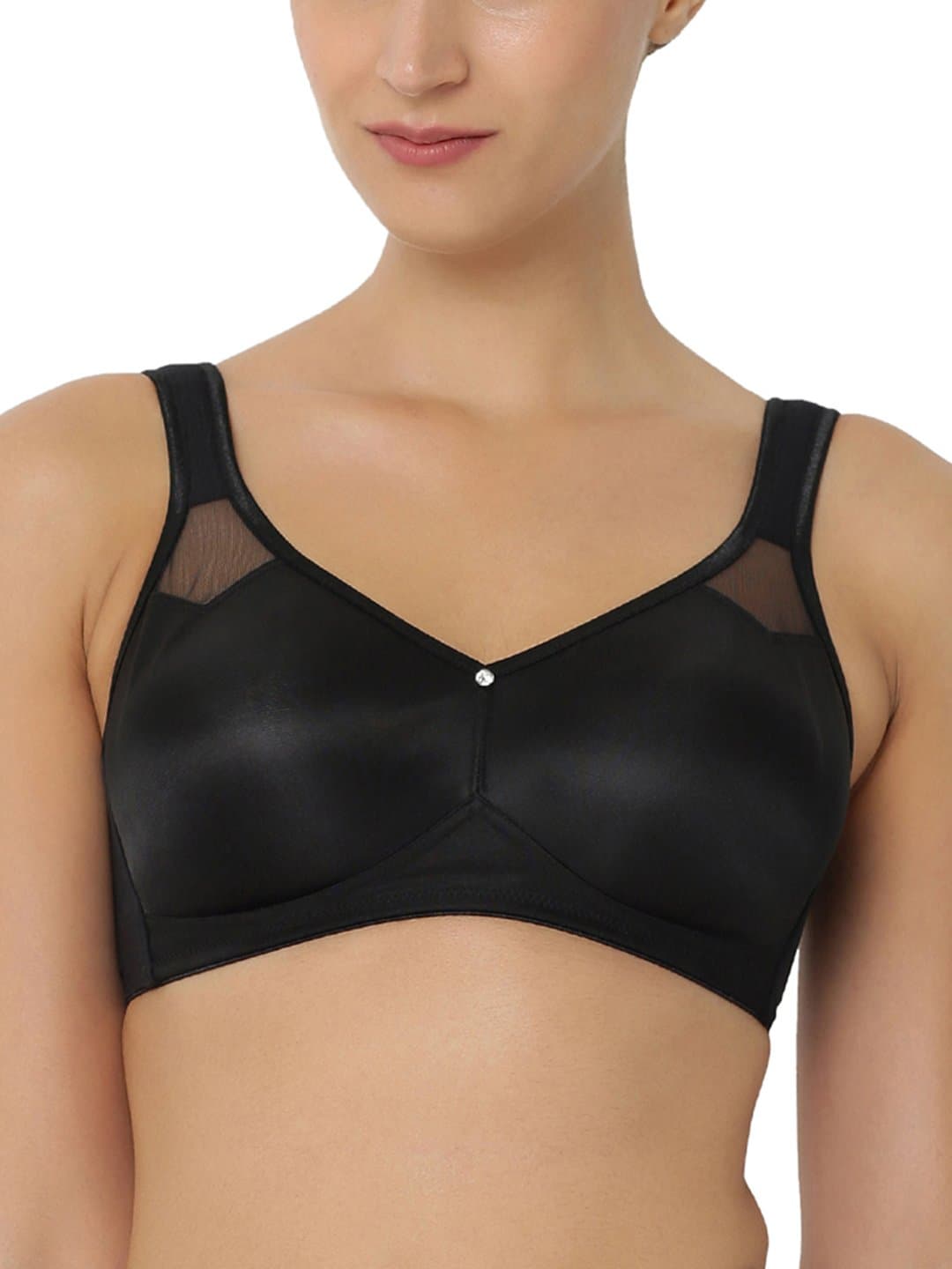 Triumph Women's Synthetic Wire Free Minimiser Non-Padded Clothing & Accessories (100I527_Black_36C)