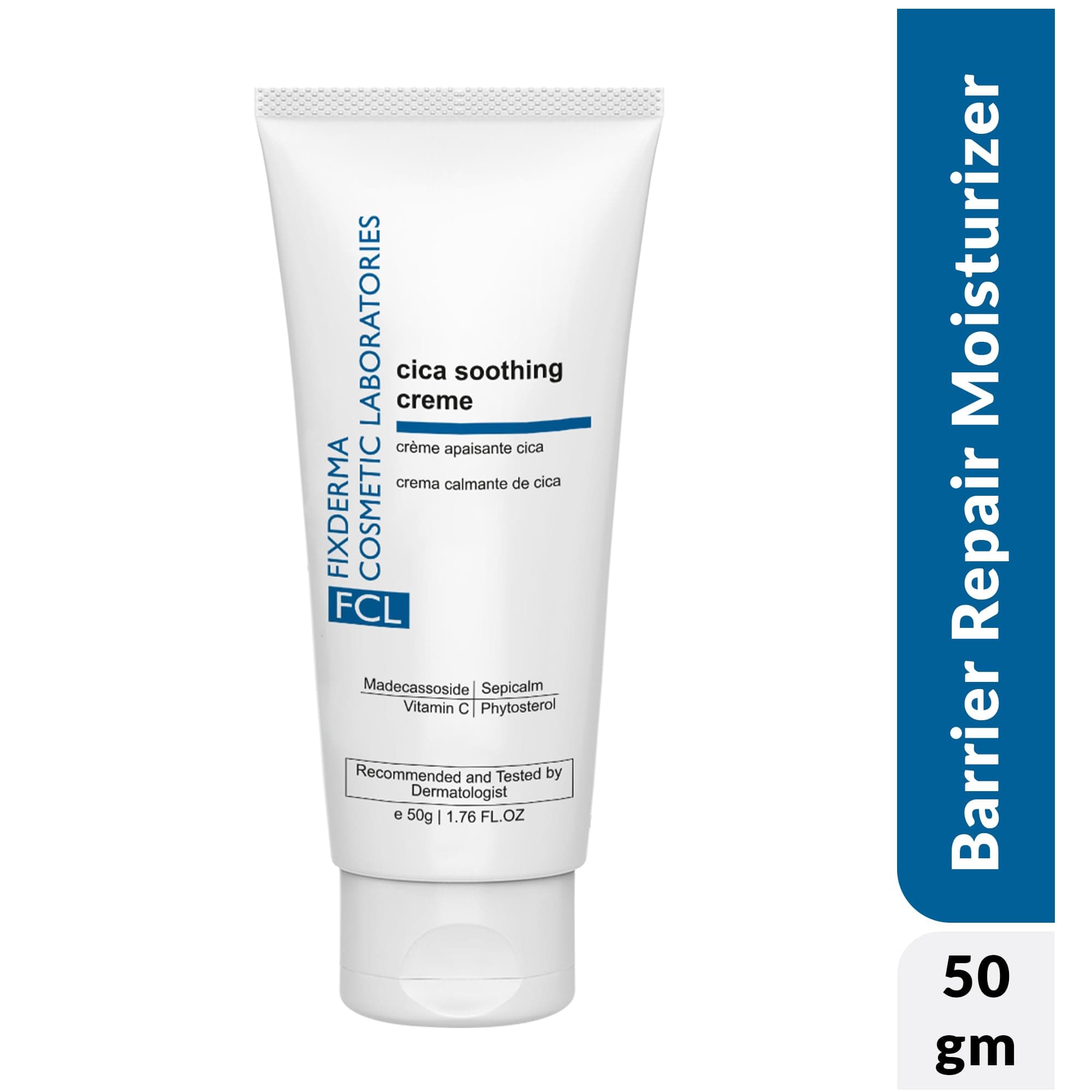 FCL Cica Soothing Creme for Soothing and Calming Sensitive and Irritated Skin 50gm