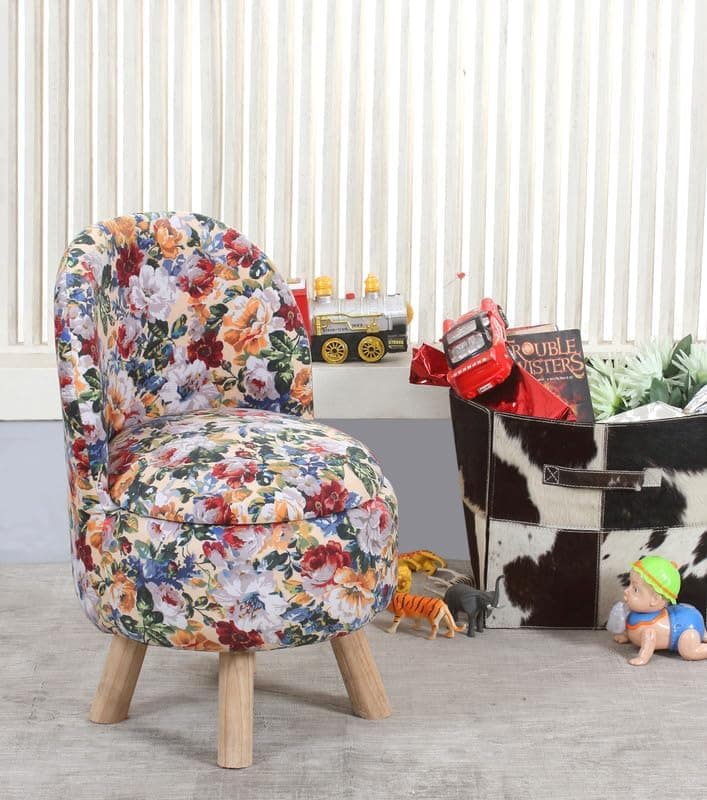 Basket Villa Ottoman Kids pouffe Stool for Small Baby Chair Study Stool for Kids Playing Products Little Baby Dining Chair for Feeding Kids Cartoon Bedroom Chair,14x14x26 Inch, Single Chair