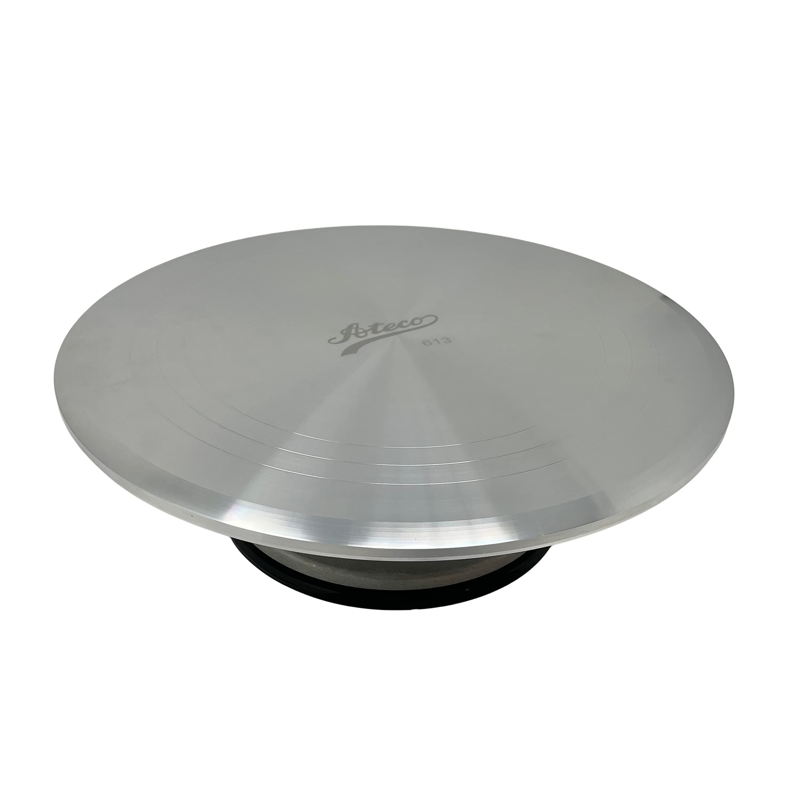 Ateco 613 Revolving Cake Decorating Stand, 12" Round, Aluminum Base with 1/8" Aluminum Top
