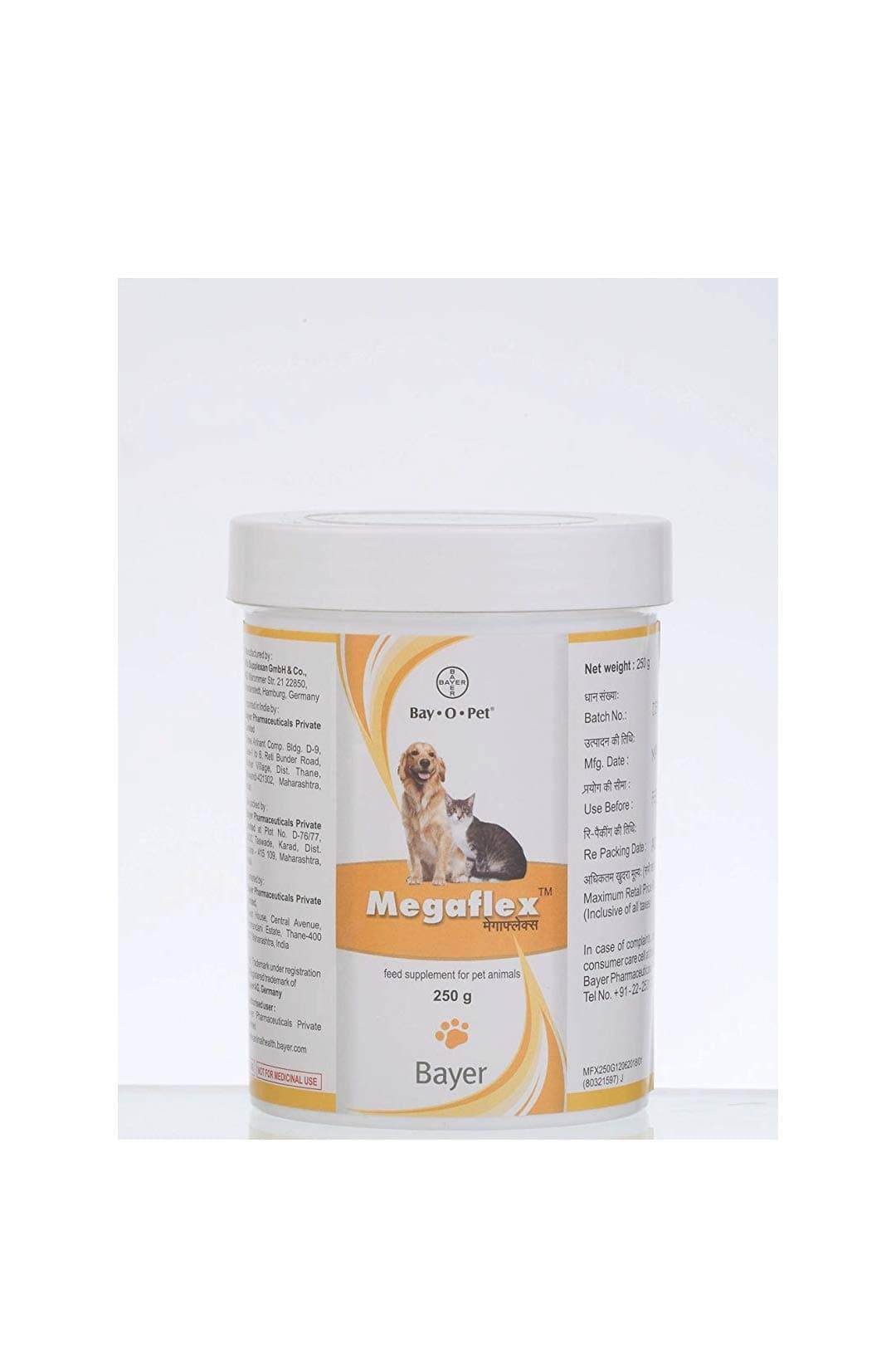 Megaflex Complete Nutritional Supplement for Joint Care for Dogs, Puppies, Cats and Kittens, 250 g, 1 Piece
