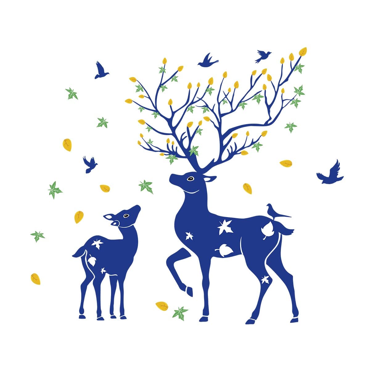 god & god's New Modern Art & Trendy Wall Stickers for Home Decoration, Living Room, Bedroom Size Large-A1396