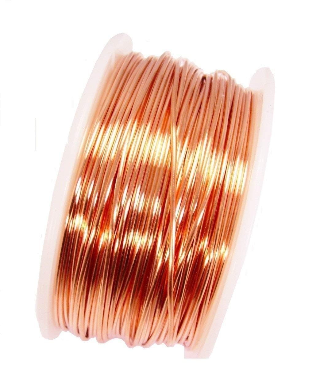 ART IFACT 10 Meters Bare Copper Wire - 19 Gauge (1.016 mm Diameter) - Dead soft - 99.9% Pure Copper Wire - Without Enameled - DIY Jewellery & Artistic