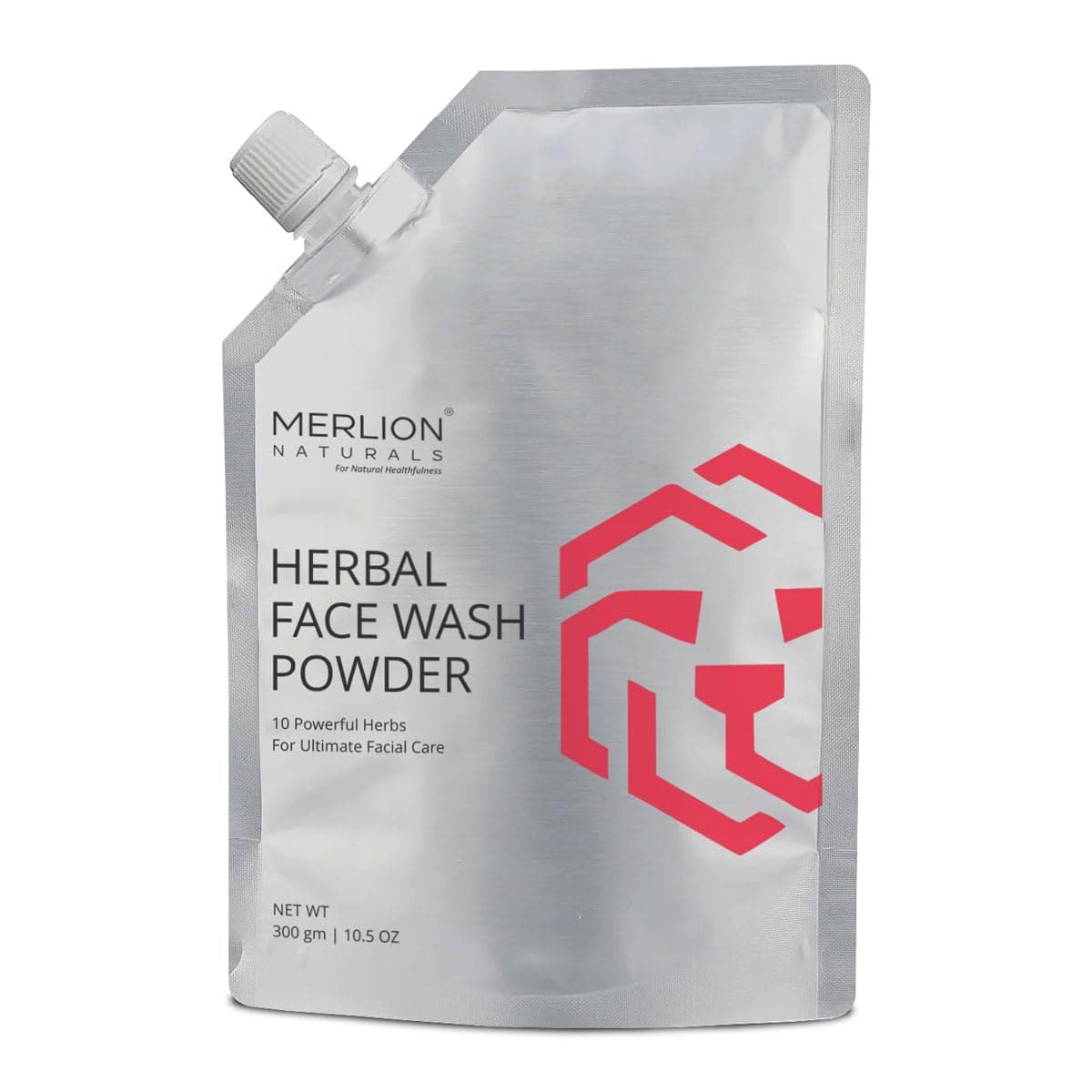 Herbal Face Wash Powder 300gm by Merlion Naturals