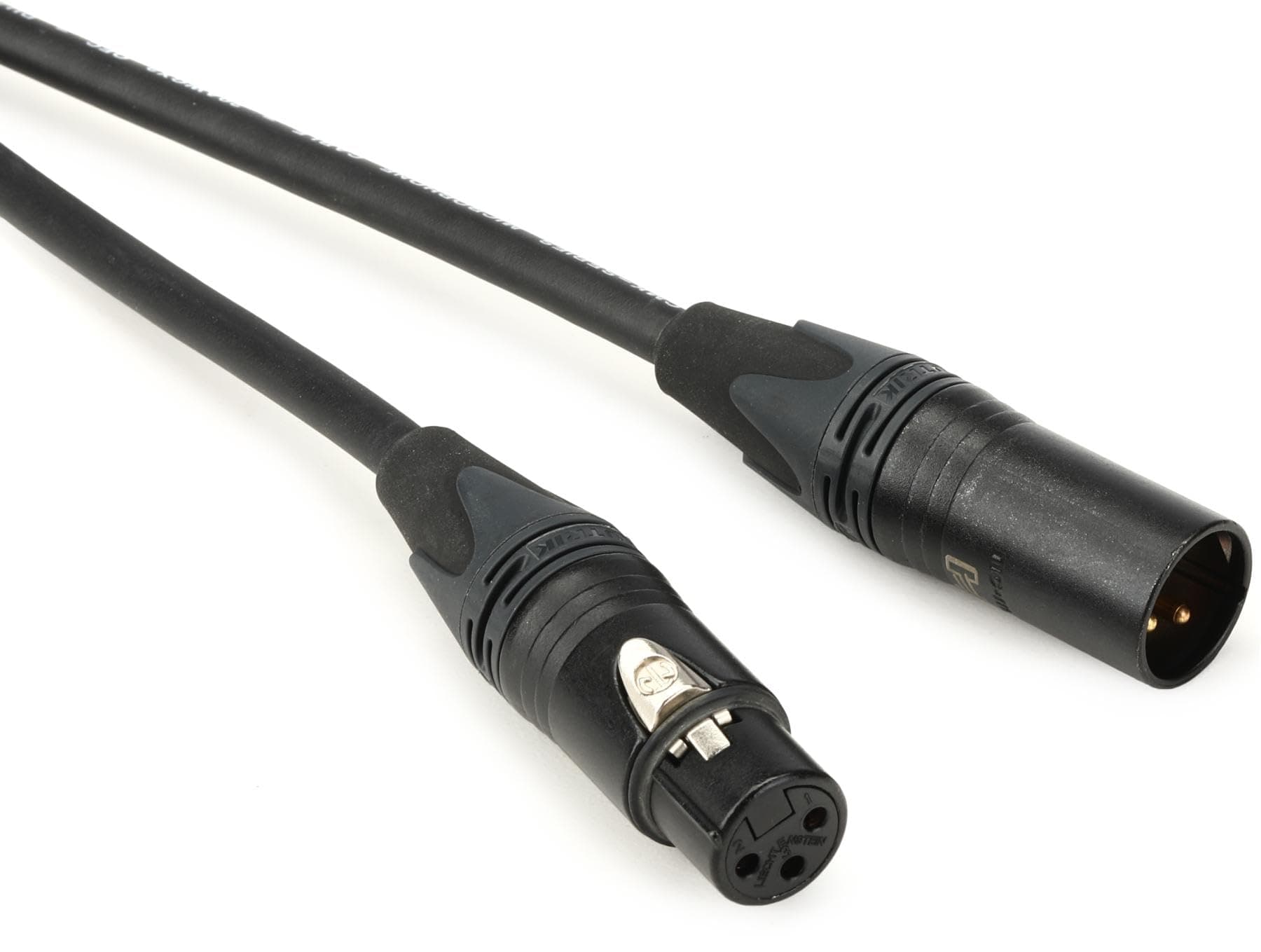 Hosa CMK-010AU Edge Microphone Cable XLR3F to XLR3M with Neutrik Connectors 10 ft.