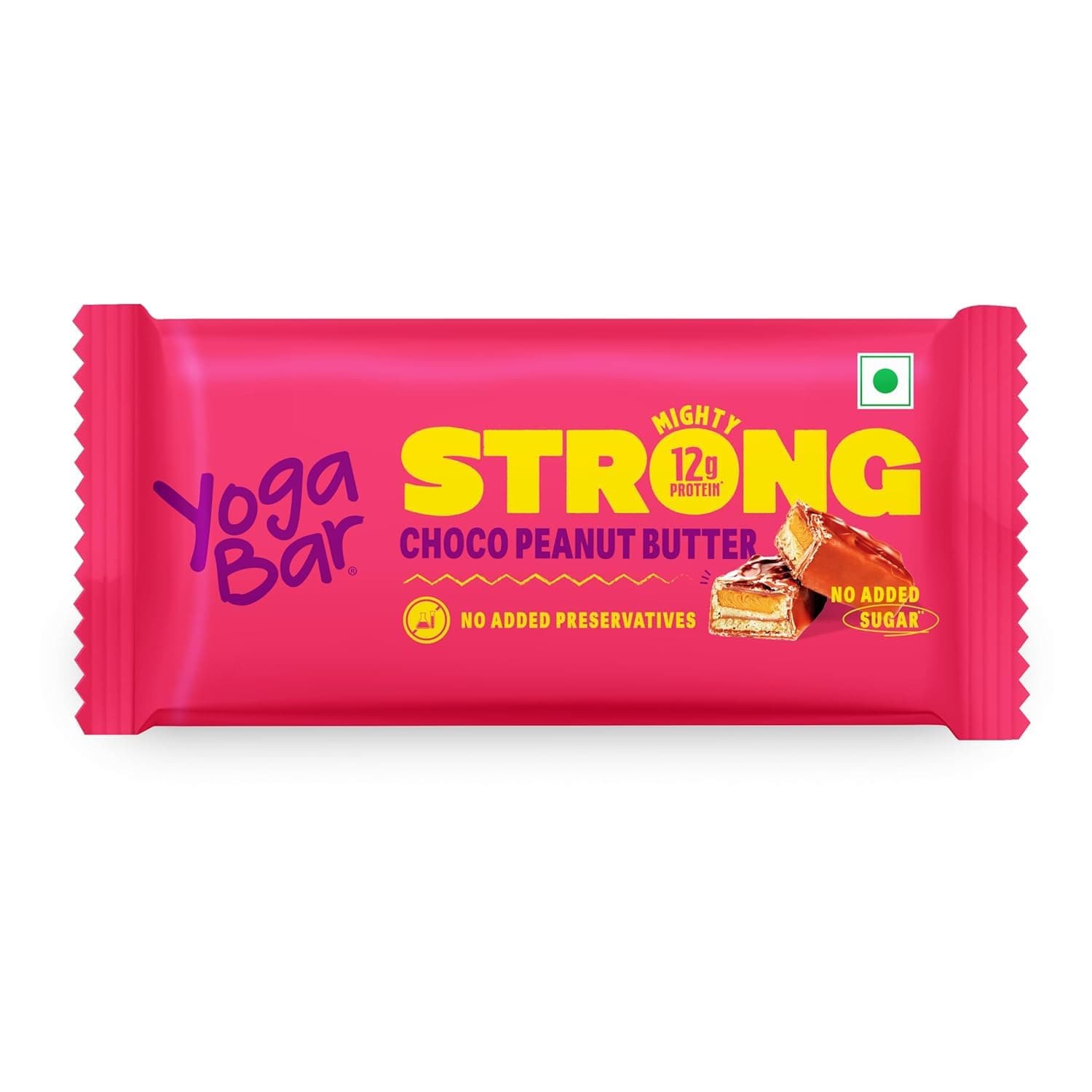 Yoga Bar Strong Choco Peanut Butter Bar, 50 gm