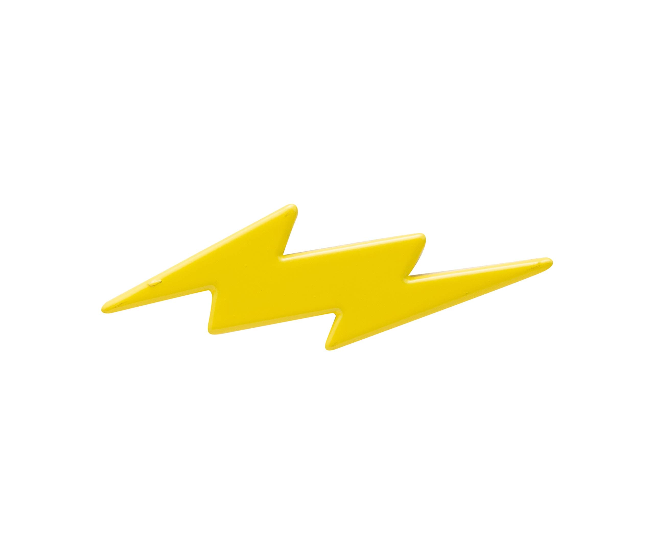 Knighthood Yellow Lightening Flash Lapel Pin Brooch (Enamel)