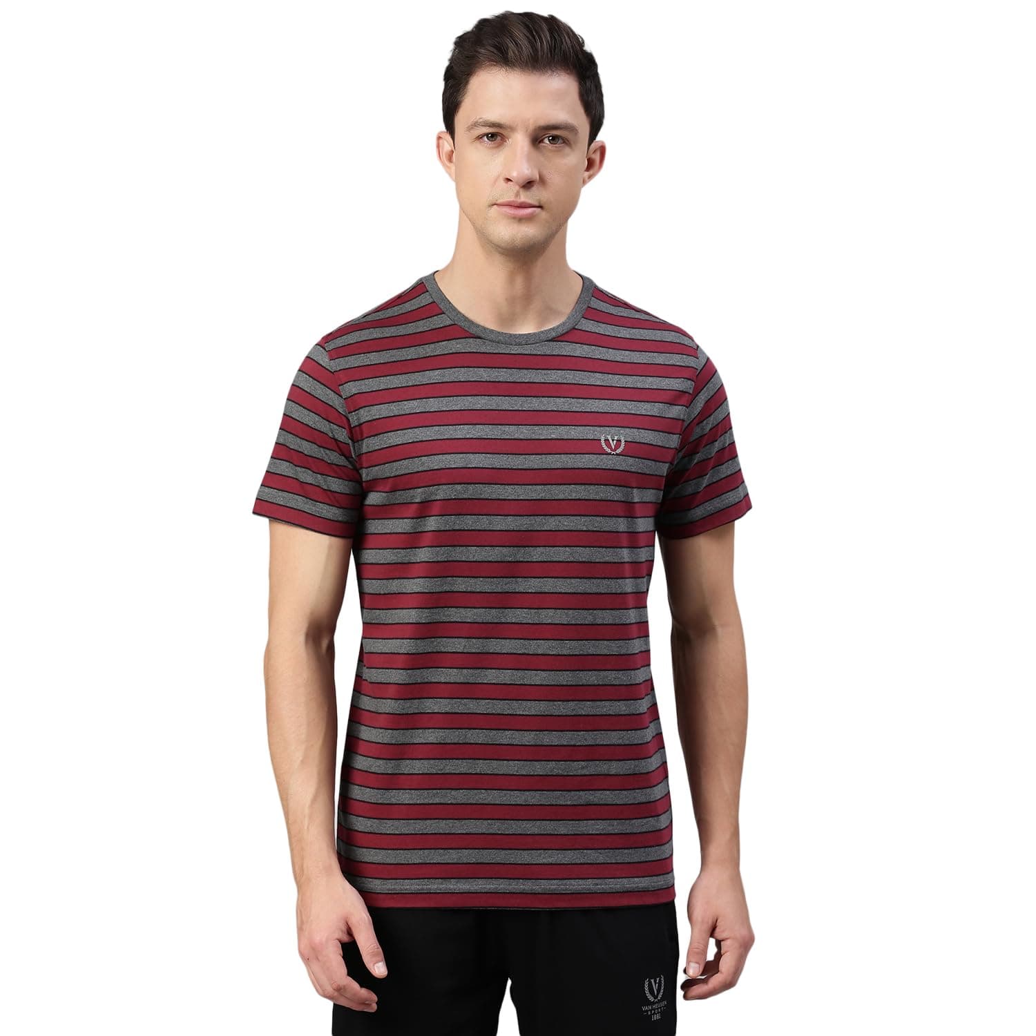 Van Heusen Men's Cotton Regular Fit T-Shirt