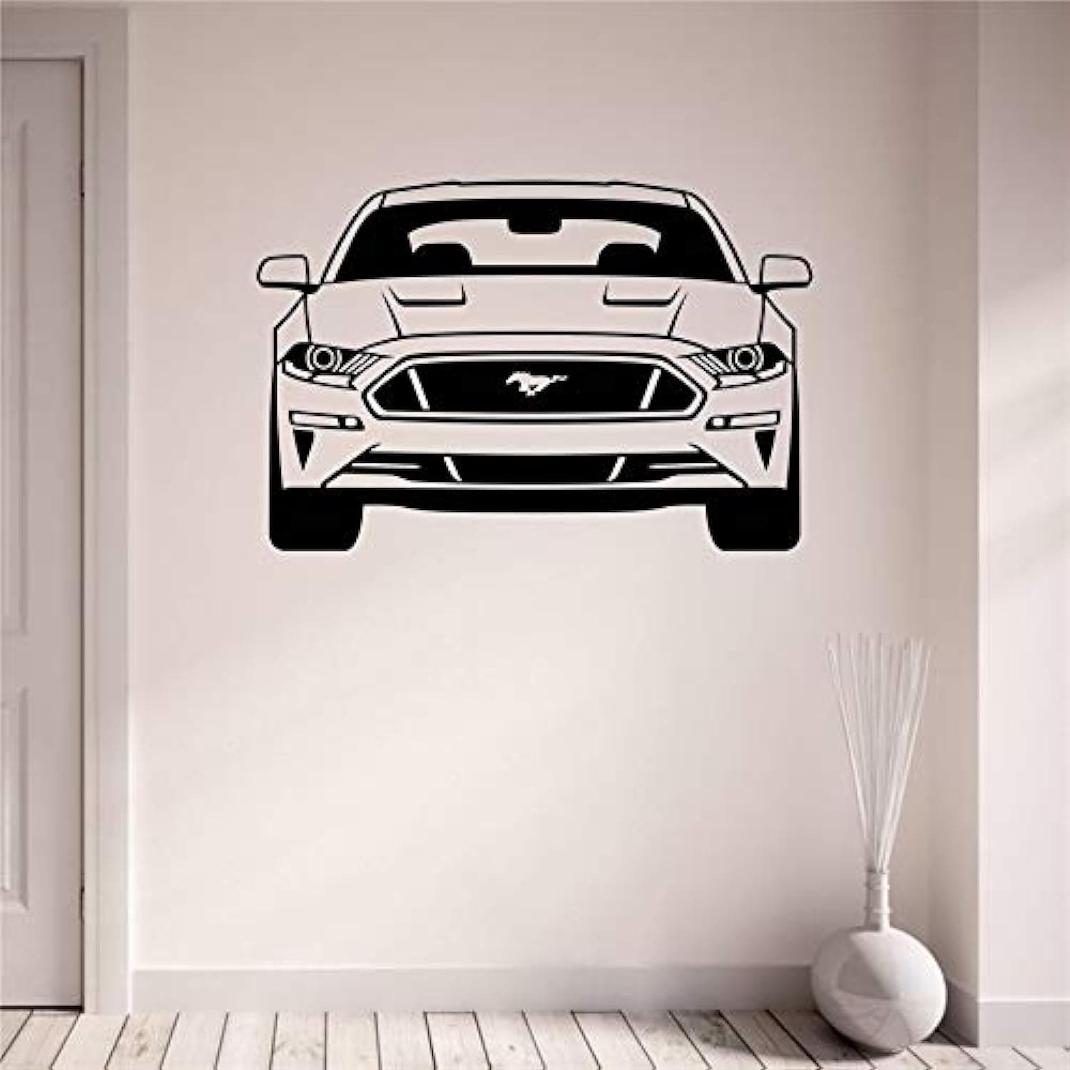 Gadgets Wrap Decor Mustang Muscle Car Wall Sticker Decal Boys Room Games Bar for Kids Rooms Living Bedroom Kids Room Wall Sticker