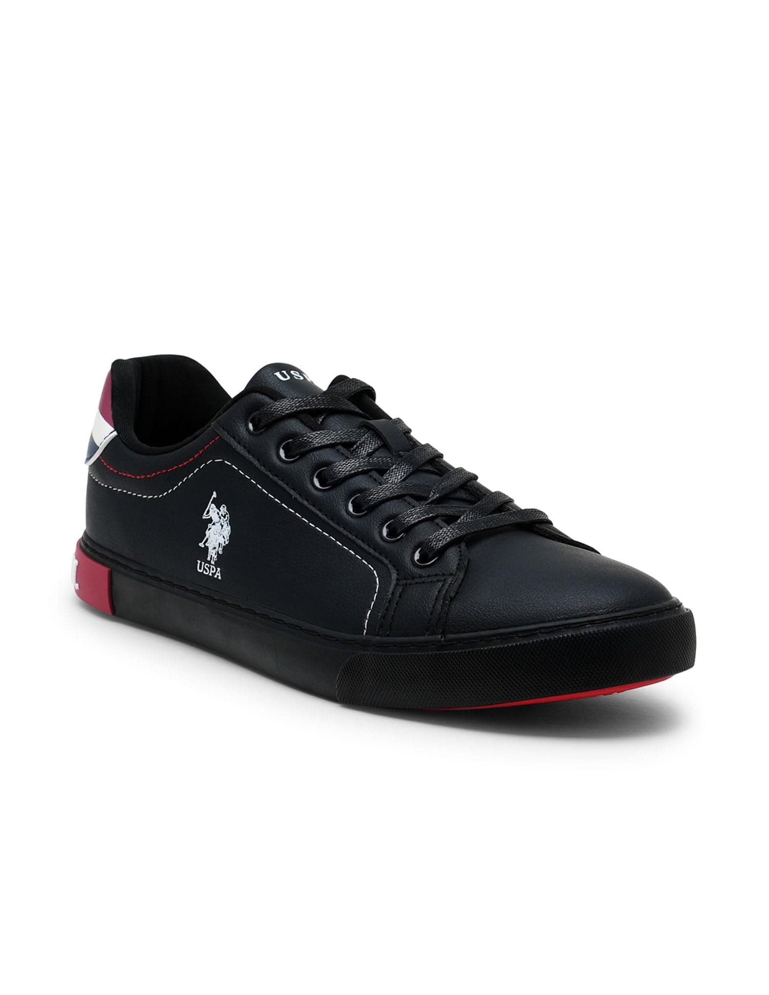 USPA|Rojas 4.0|Black Stylish Casual Sneaker Shoes for Man