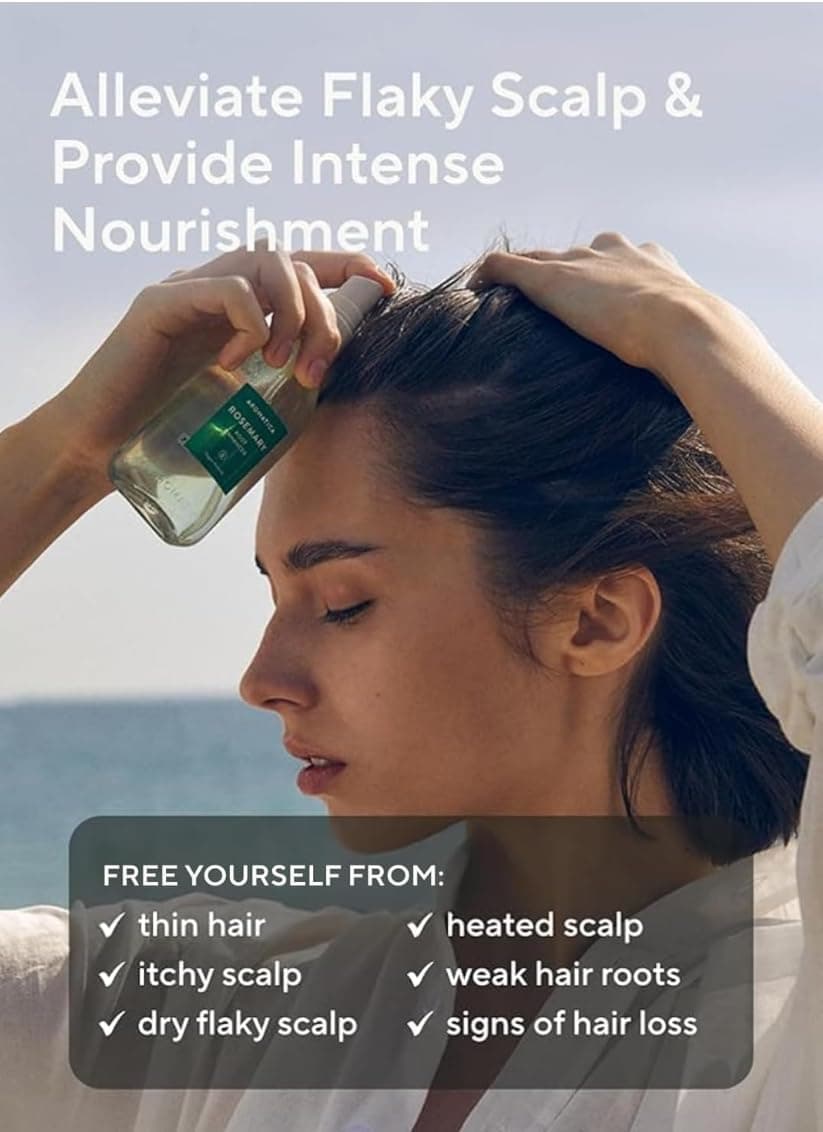 AROMATICA Rosemary Root Enhancer 100 ml scalp nourishing tonic for hair and scalp