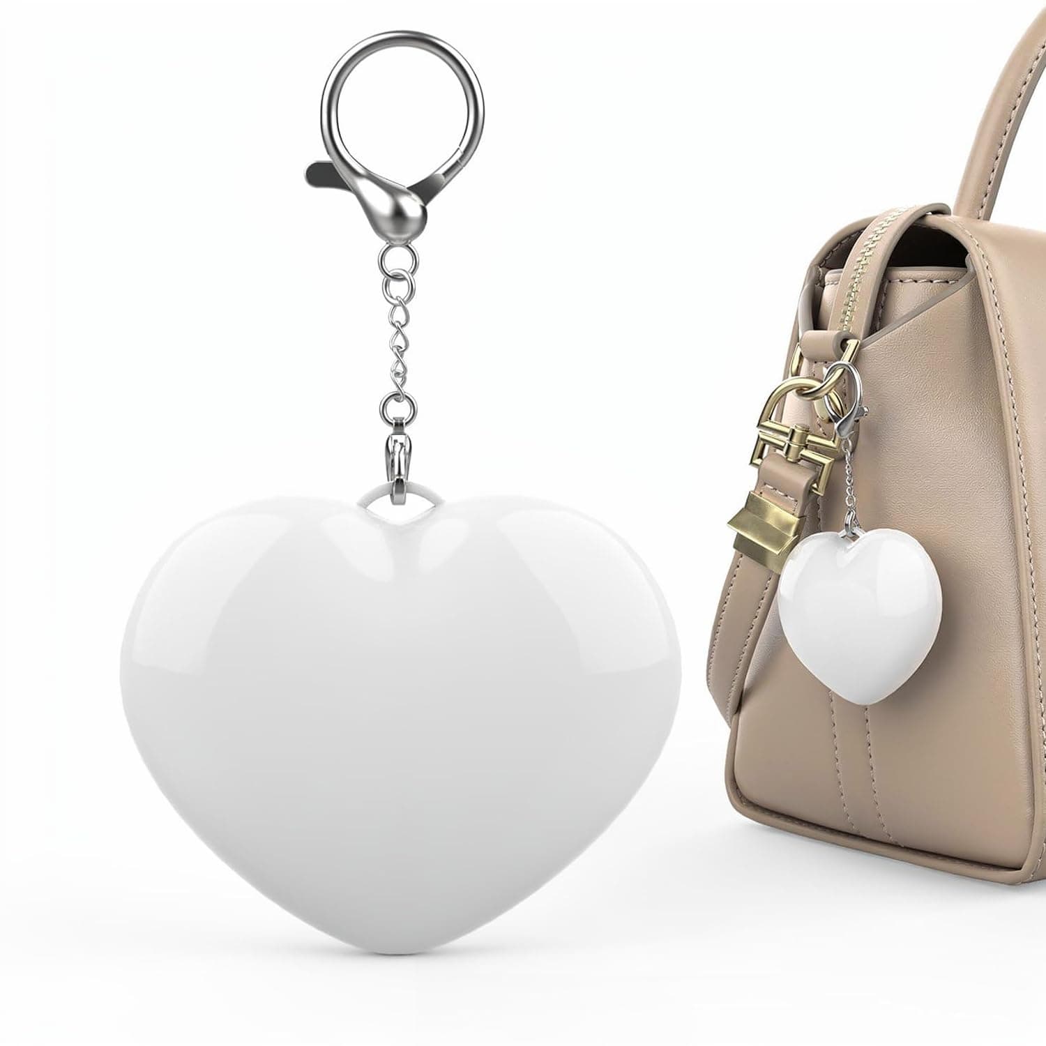 NVF Purse Light, Handbag Light for Purse Accessories Must Haves, Heart Shaped Purse Lamp with Automatic Sensor, Best Gifts for Women, Girls, Friends