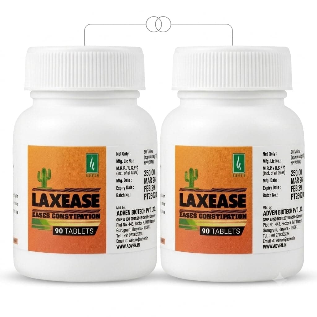 ADVEN Laxease 90 Tablet Pack of 2